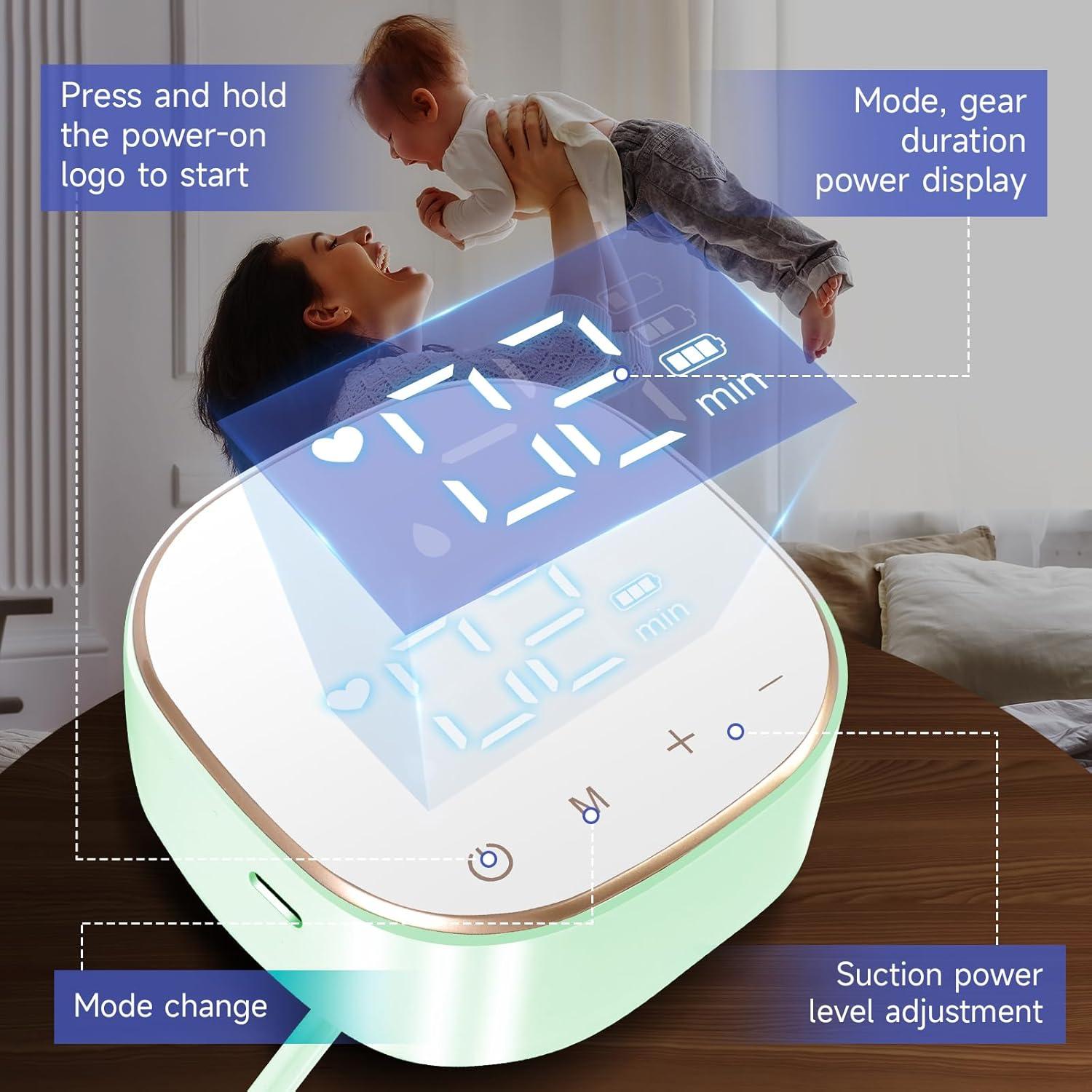 Corrector de Pezones Invertidos Eléctrico Zicolor LED Recargable