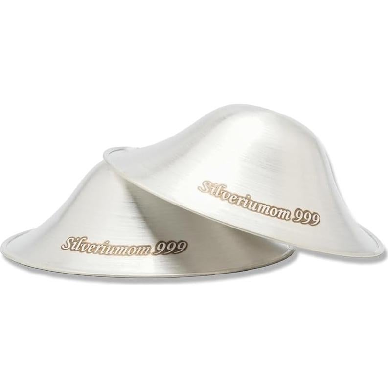 Copas de Lactancia Silveriumom XL - 100% Plata Pura 999