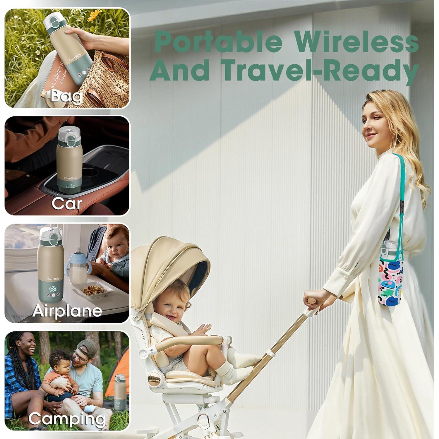 Escudo de pezón CheriBaby + Calentador de biberones