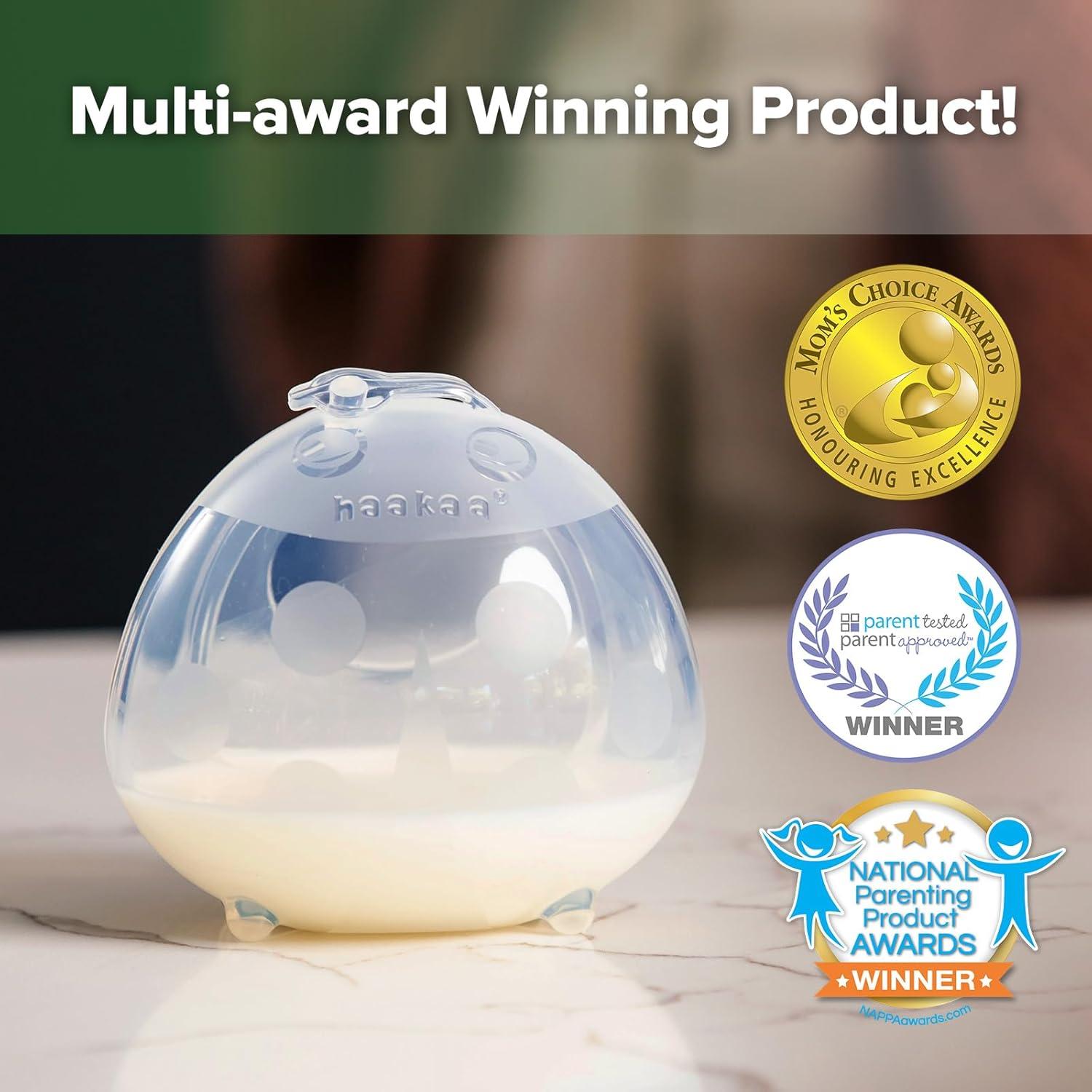 Colector de Leche Materna Haakaa Ladybug 40ml 2pcs - Silicona Suave