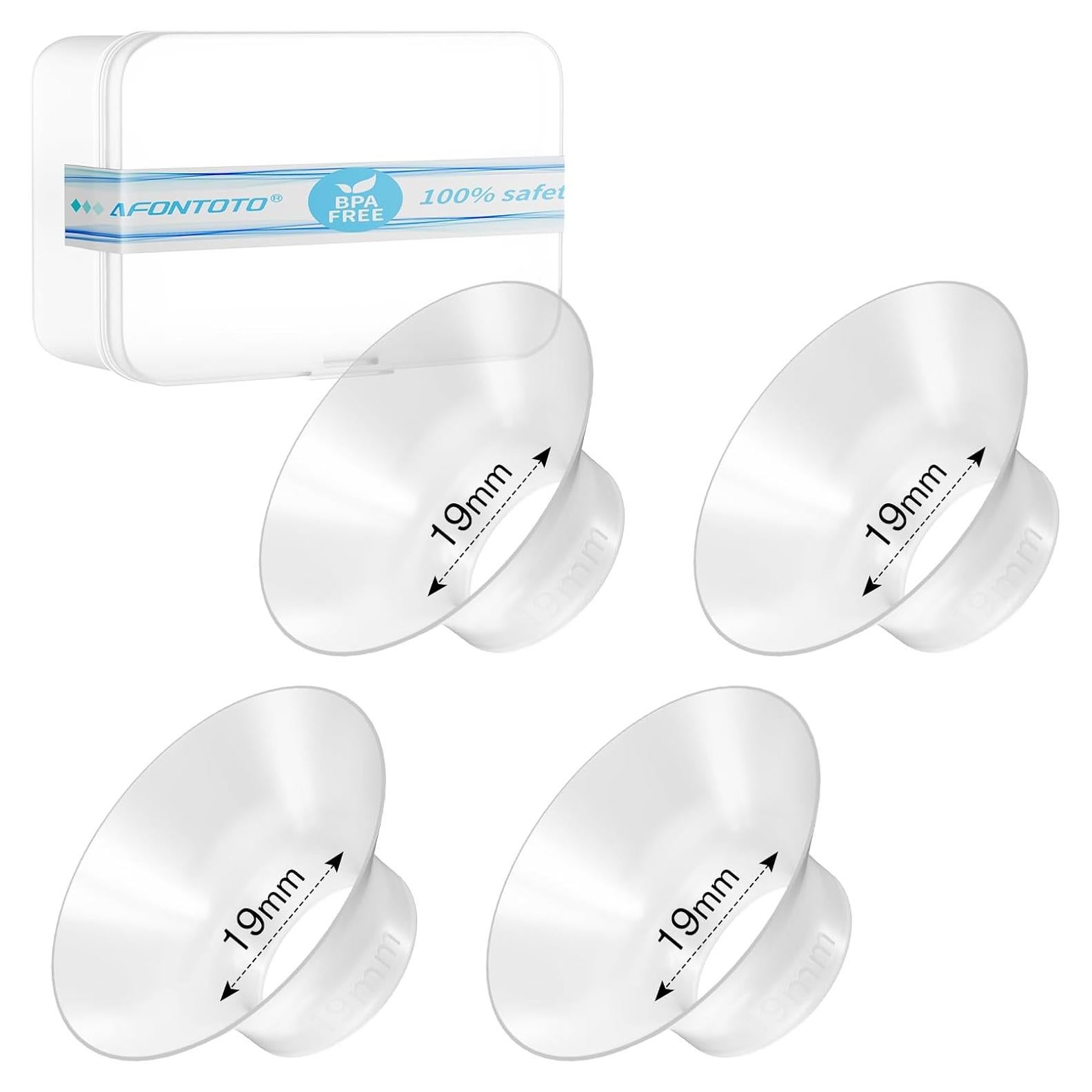 Insertos de Brida de 19mm para Bombas de Pecho - Momcozy