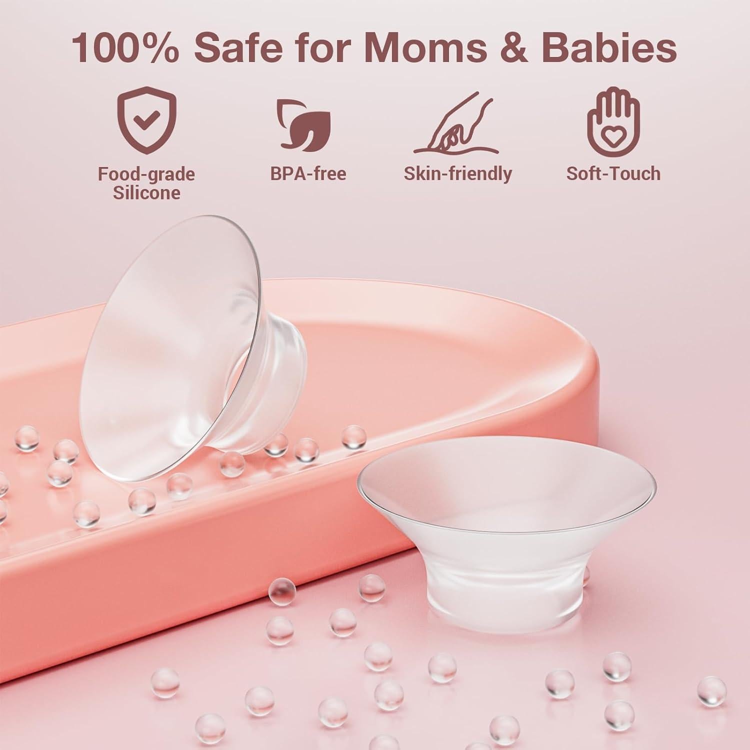 Insertos de Brida de 19mm para Bombas de Pecho - Momcozy