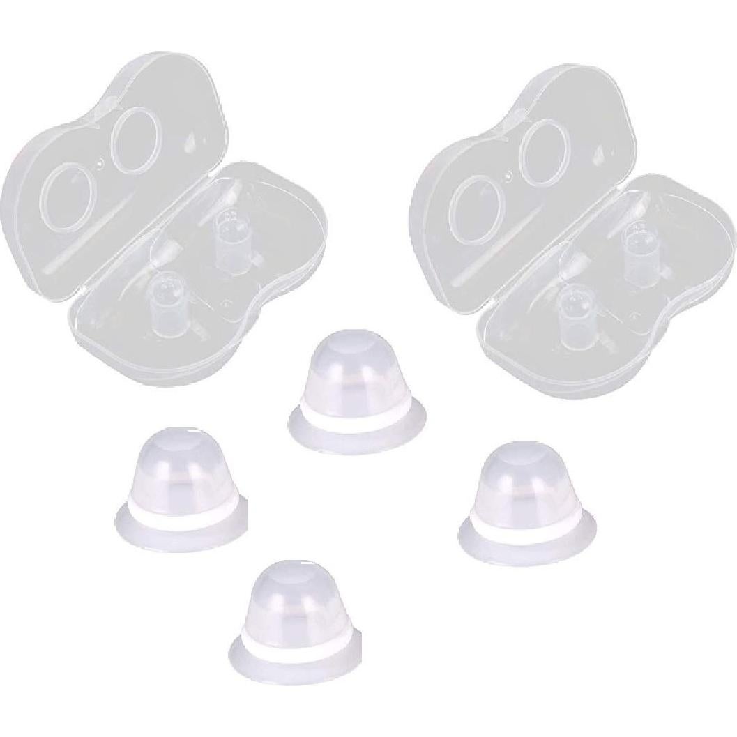 Extractores de Pezones de Silicona Médica 2 Piezas para Lactancia