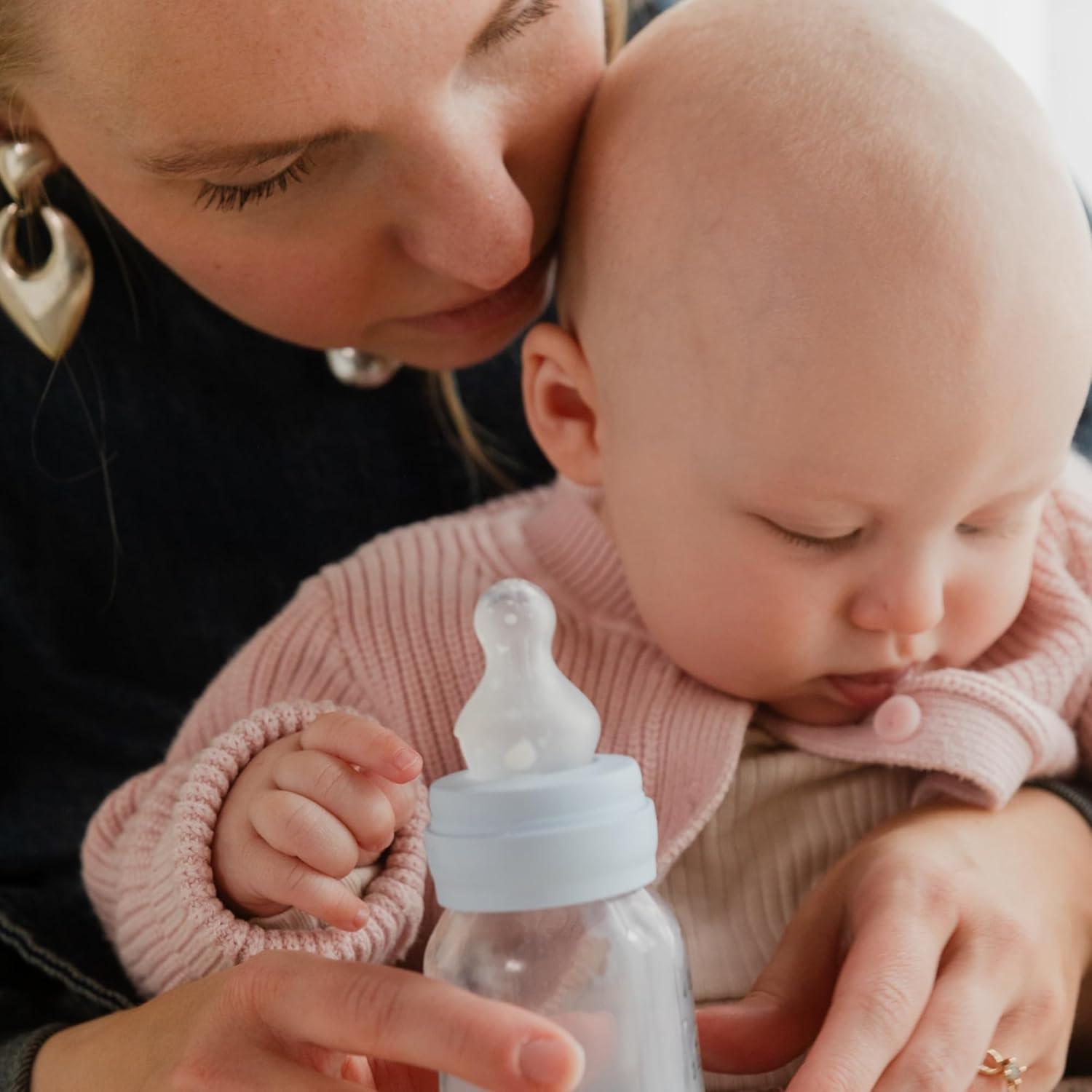 Biberón Anticólico BIBS 270 ml Silicona Libre BPA Marfil