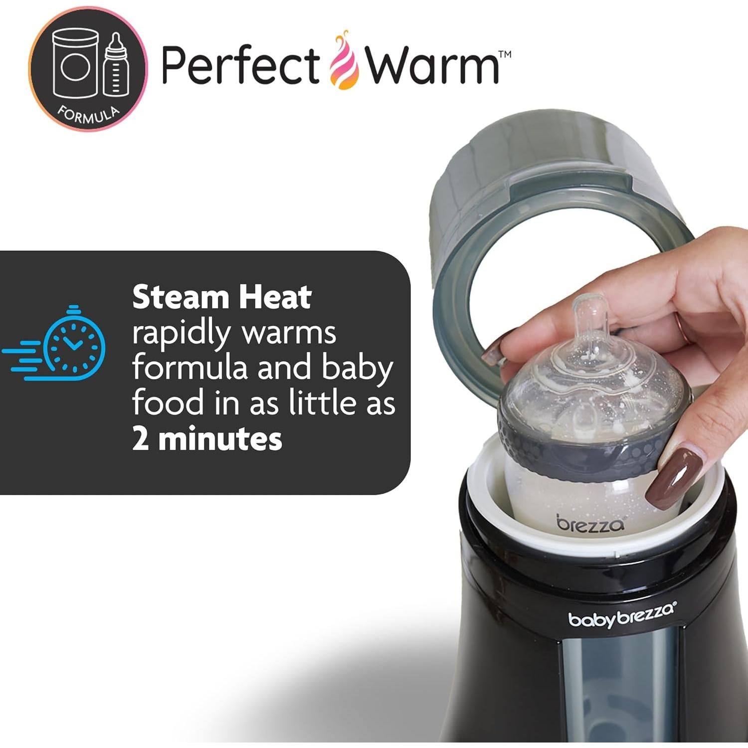 Calentador de Biberones Baby Brezza Fast - 200W, 9oz, 2 Modos