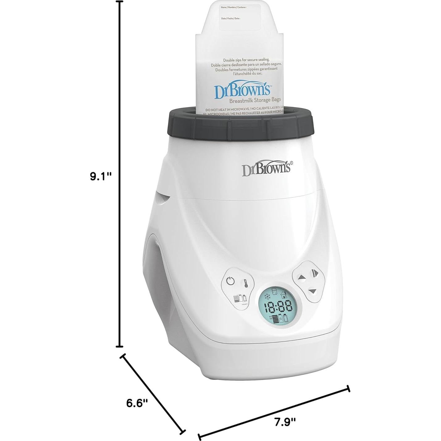 Calentador de Leche Materna y Biberones Dr. Brown MilkSPA