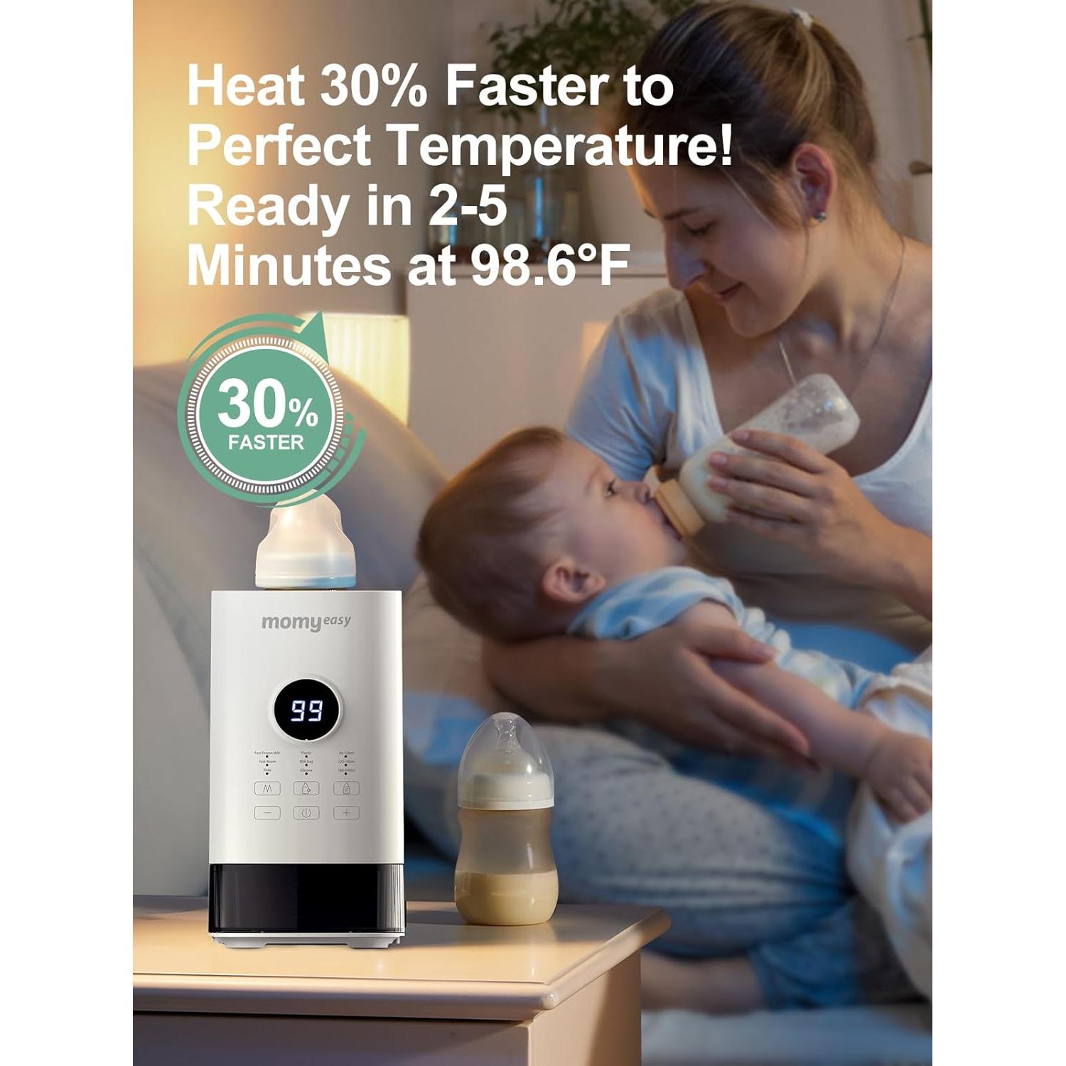 Calentador de Botellas MOMYEASY Blanco - Rápido y Universal