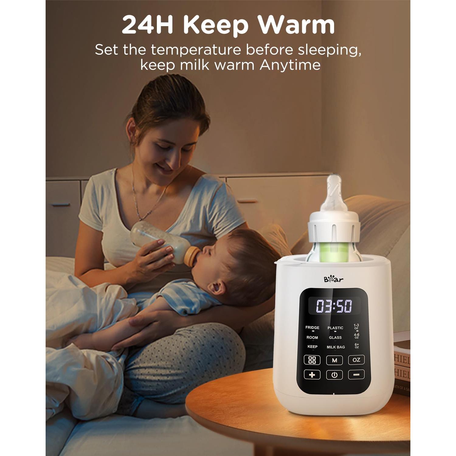 Calentador de Biberones Bear 8 en 1 con Control de Temperatura