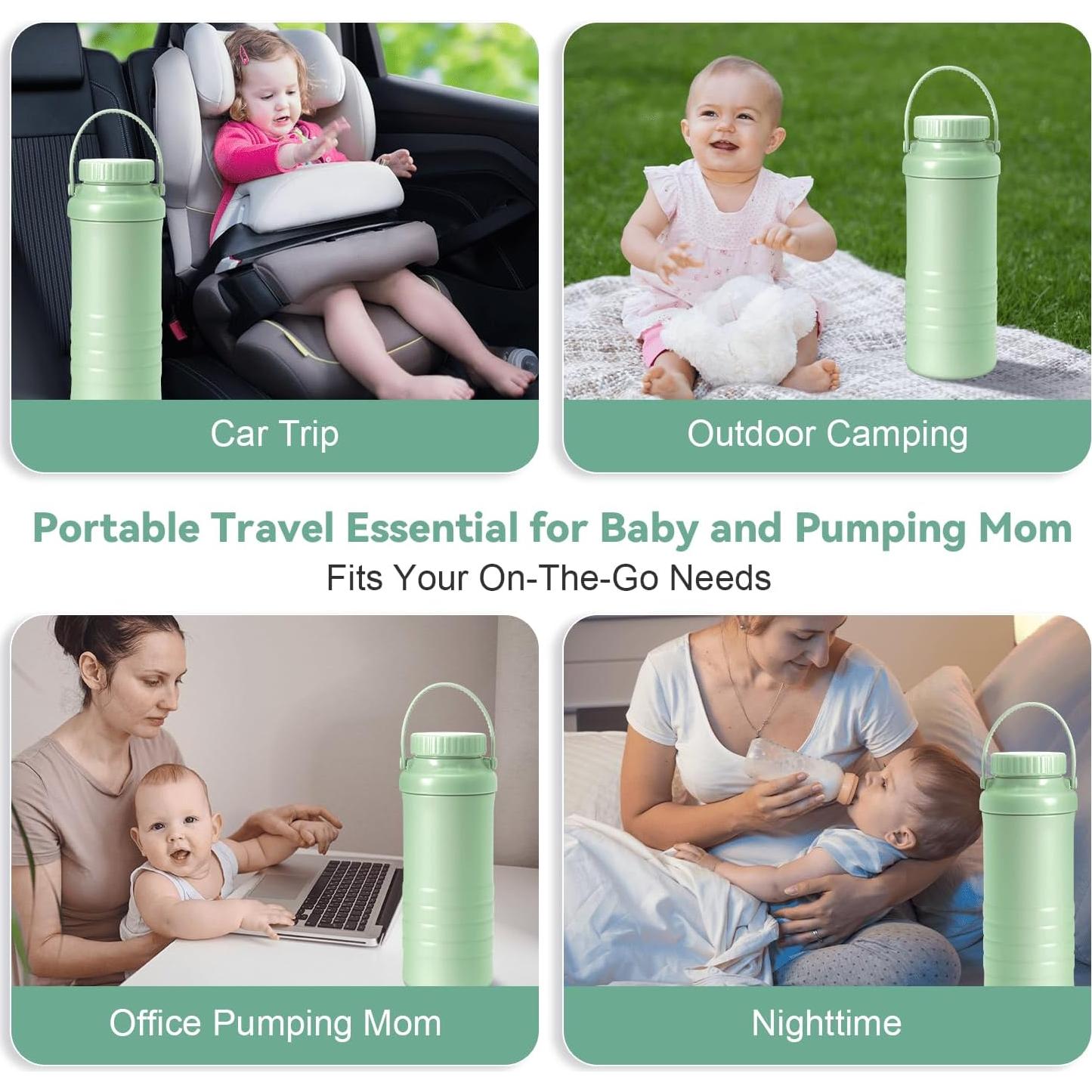 Botella Enfriadora de Leche Materna Lazyshine 620ml 24H