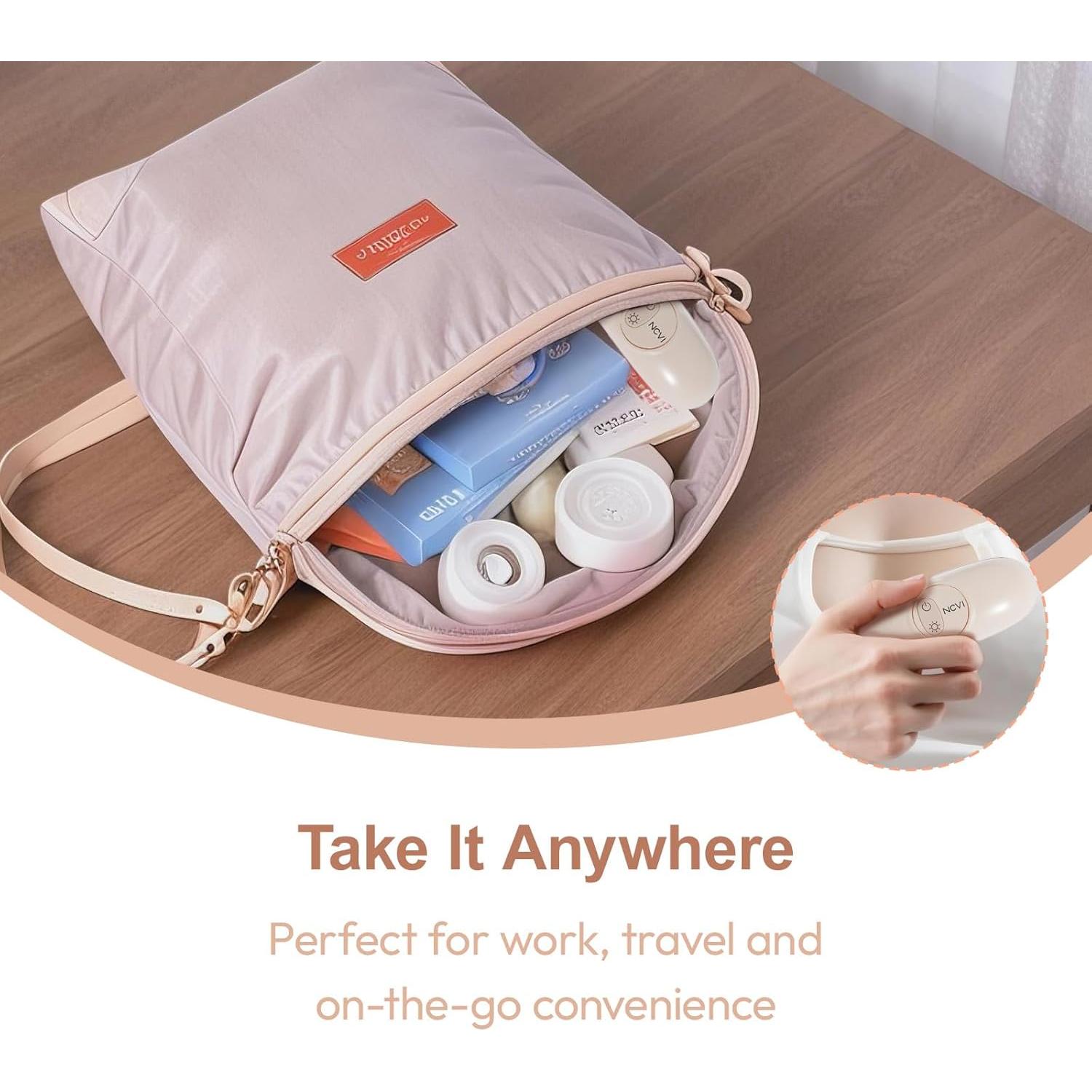 Masajeador de Lactancia NCVI 2-en-1 con Calor y Vibración