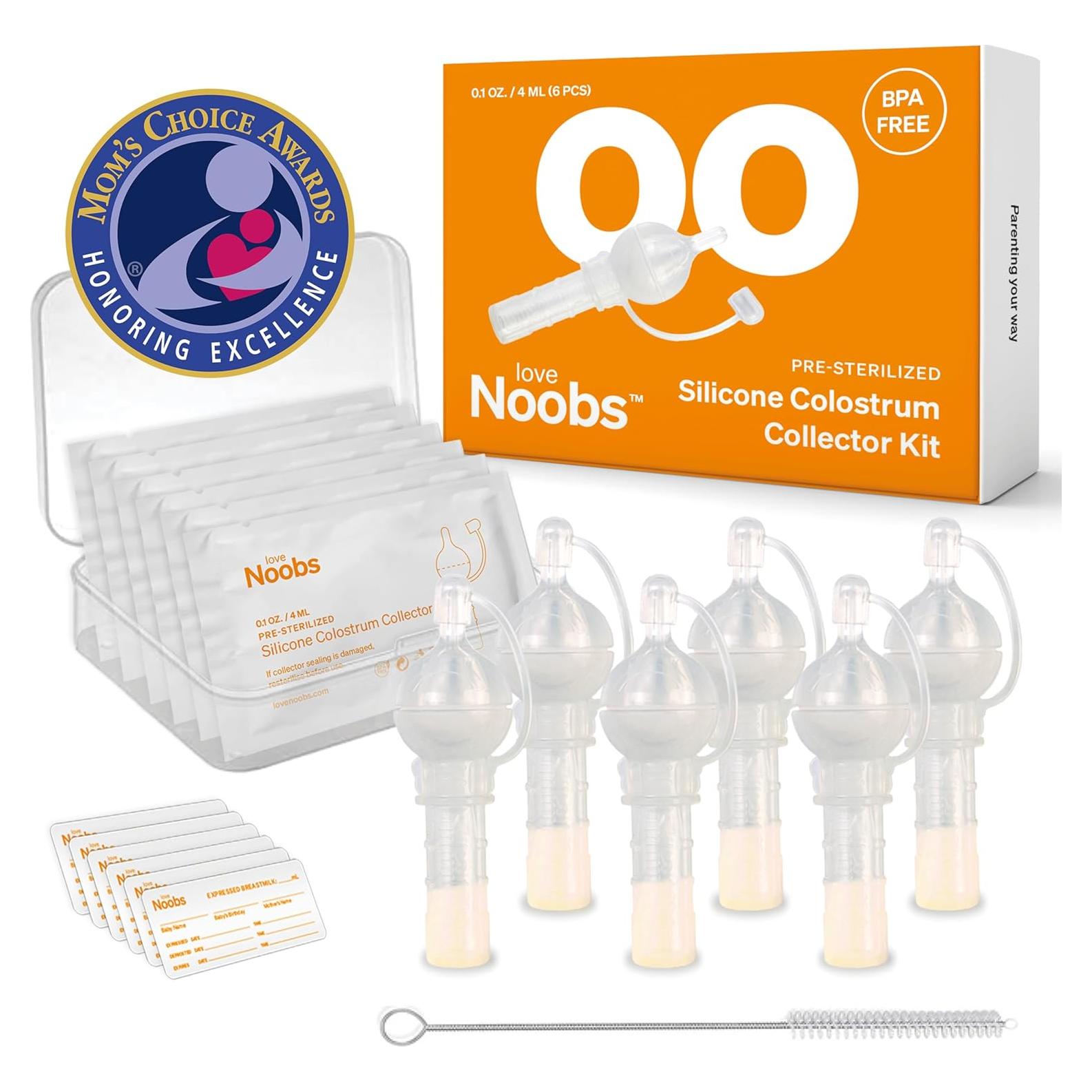 Kit Recolector de Calostro LoveNoobs 6x4ml Silicona BPA Free