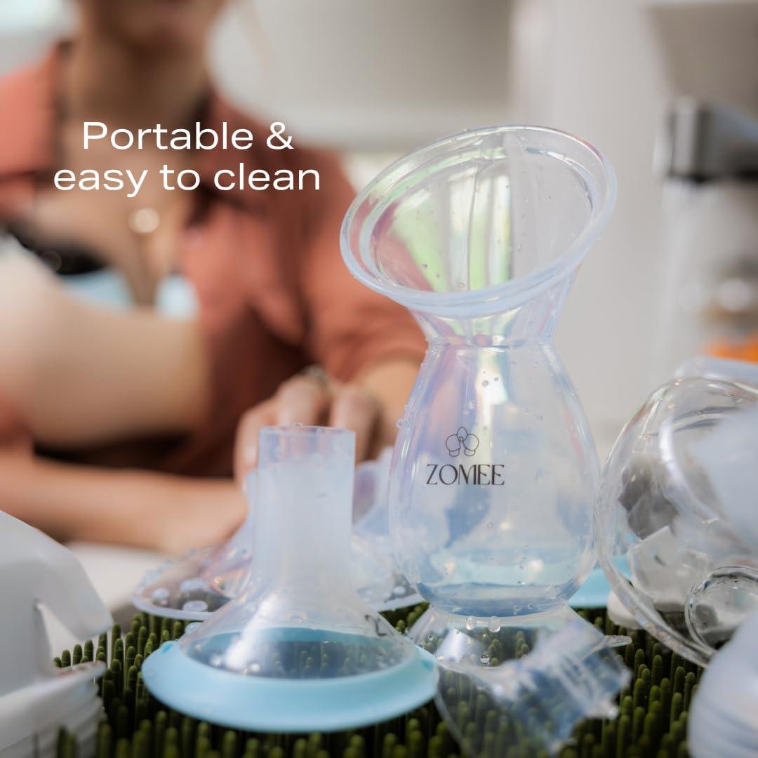 Extractor de Leche Manual Zomee 118ml Silicona Libre BPA