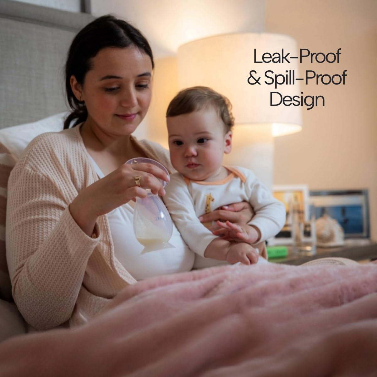 Extractor de Leche Manual Zomee 118ml Silicona Libre BPA