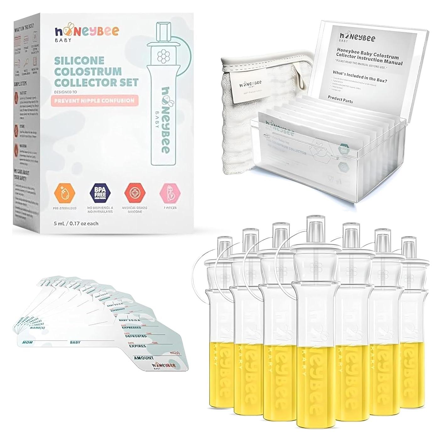 Kit Recolector de Calostro Honeybee Baby - 7 Piezas 5 mL