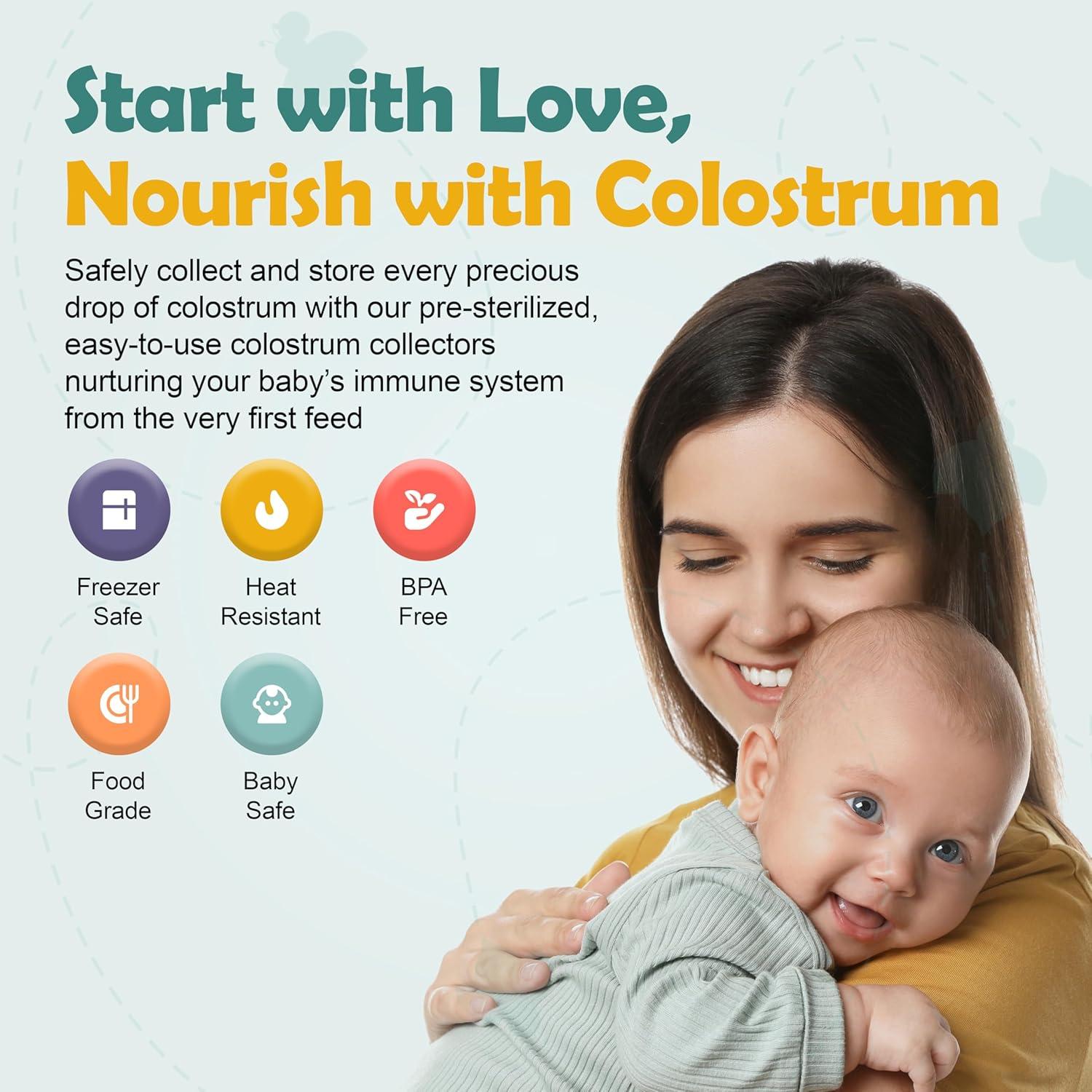 Kit Recolector de Calostro Honeybee Baby - 7 Piezas 5 mL