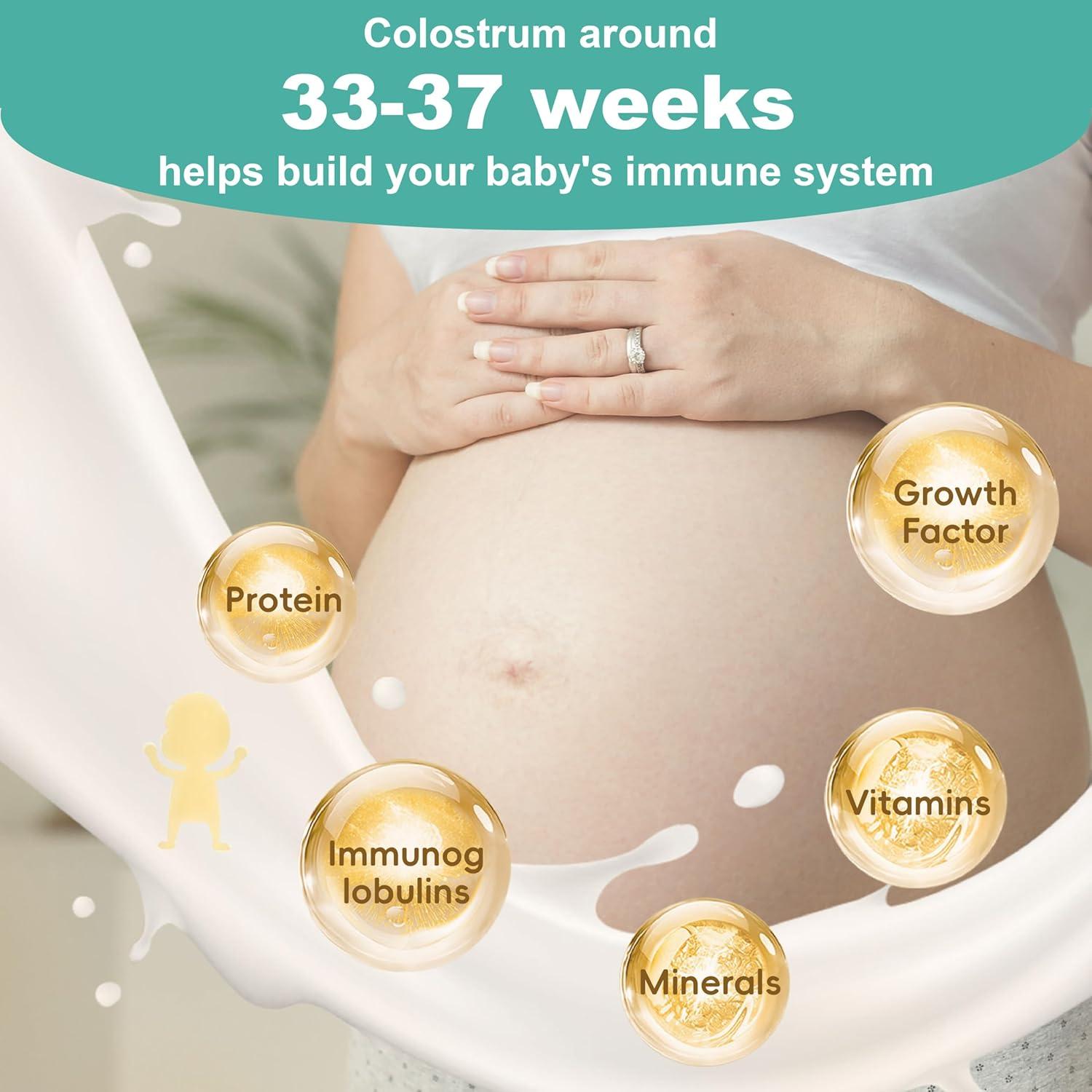 Kit de Recolector de Calostro Tenmonth - 6 Piezas, Silicona Libre de BPA