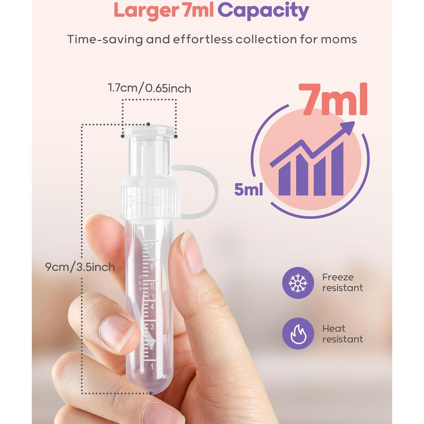 Kit Recolector de Calostro Nuliie 12 Piezas 7ml Silicona BPA Free