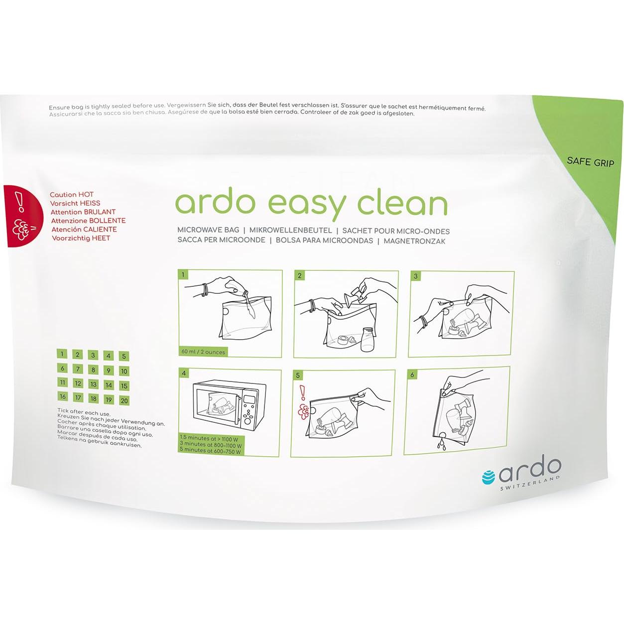 Bolsas de Limpieza a Vapor Ardo Easy Clean - 5 Unidades