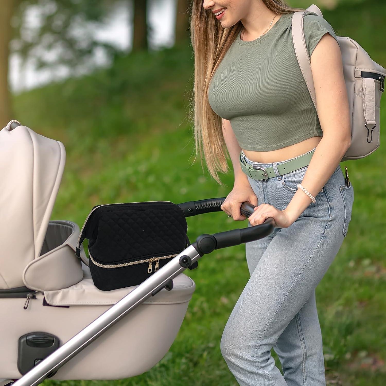 Bolsa para Extractor de Leche Materna MELINON Doble Capa Negra