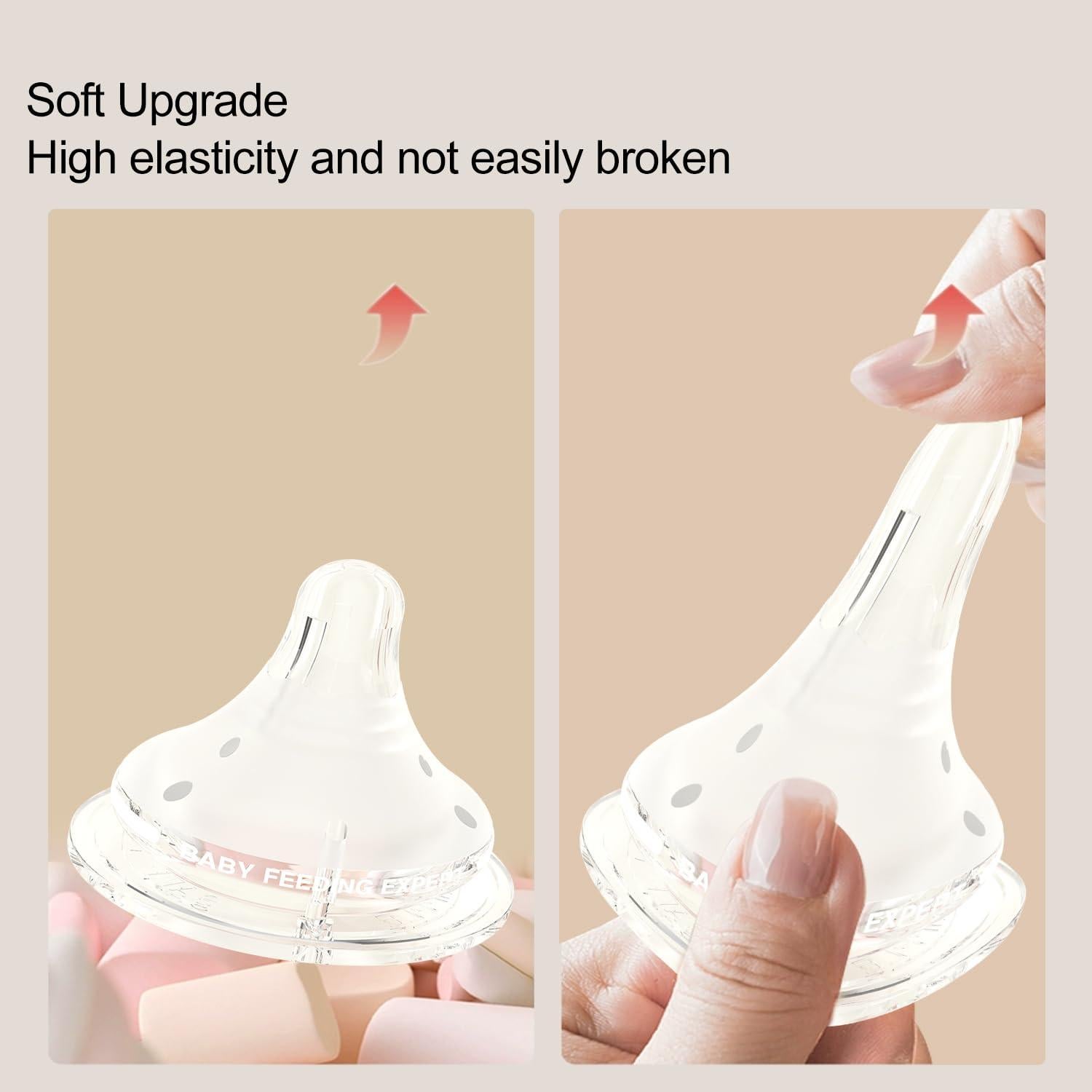 Tetina de Silicona Anticólico LL 9m+ - 4 Unidades