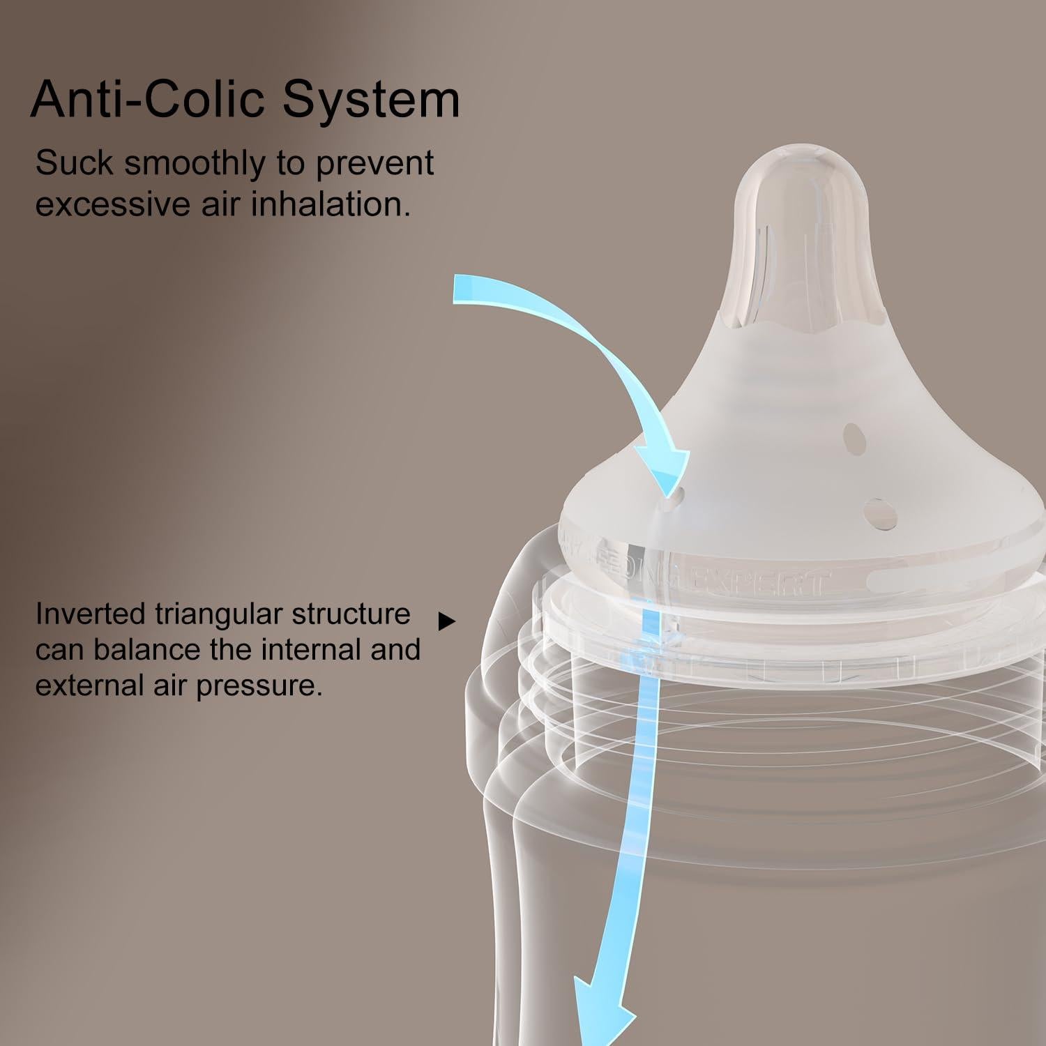 Tetina de Silicona Anticólico LL 9m+ - 4 Unidades