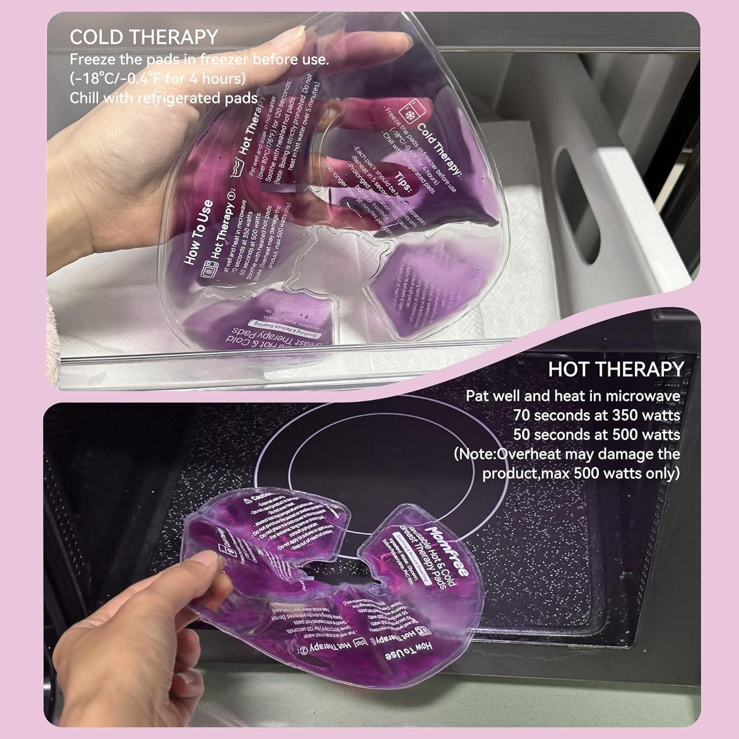 Paquete de Terapia para Senos Momfree - Almohadillas Reutilizables