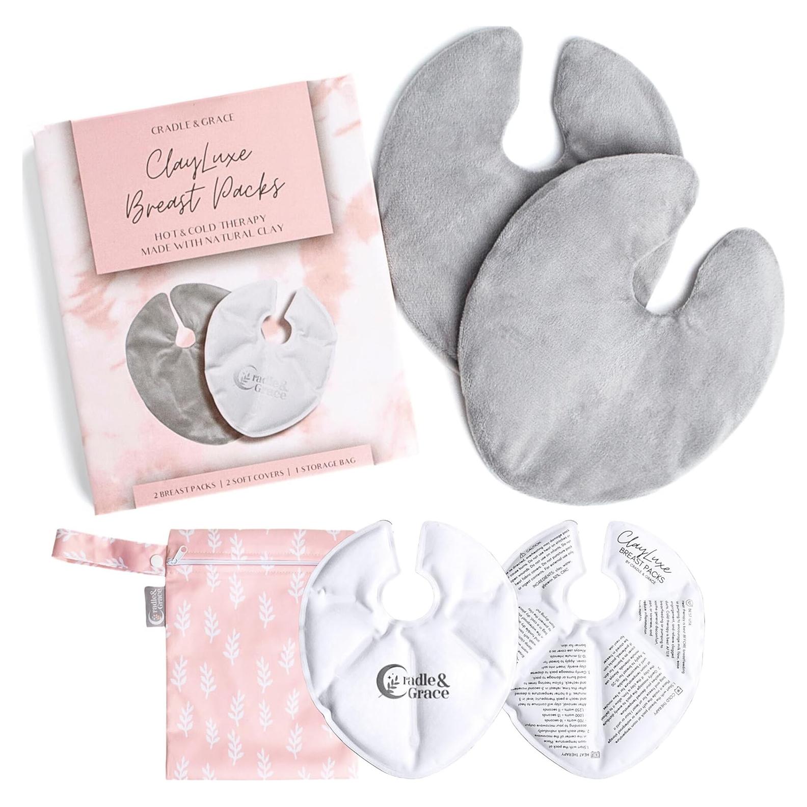 Packs de Terapia de Pecho Cradle & Grace - Alivio Caliente y Frío