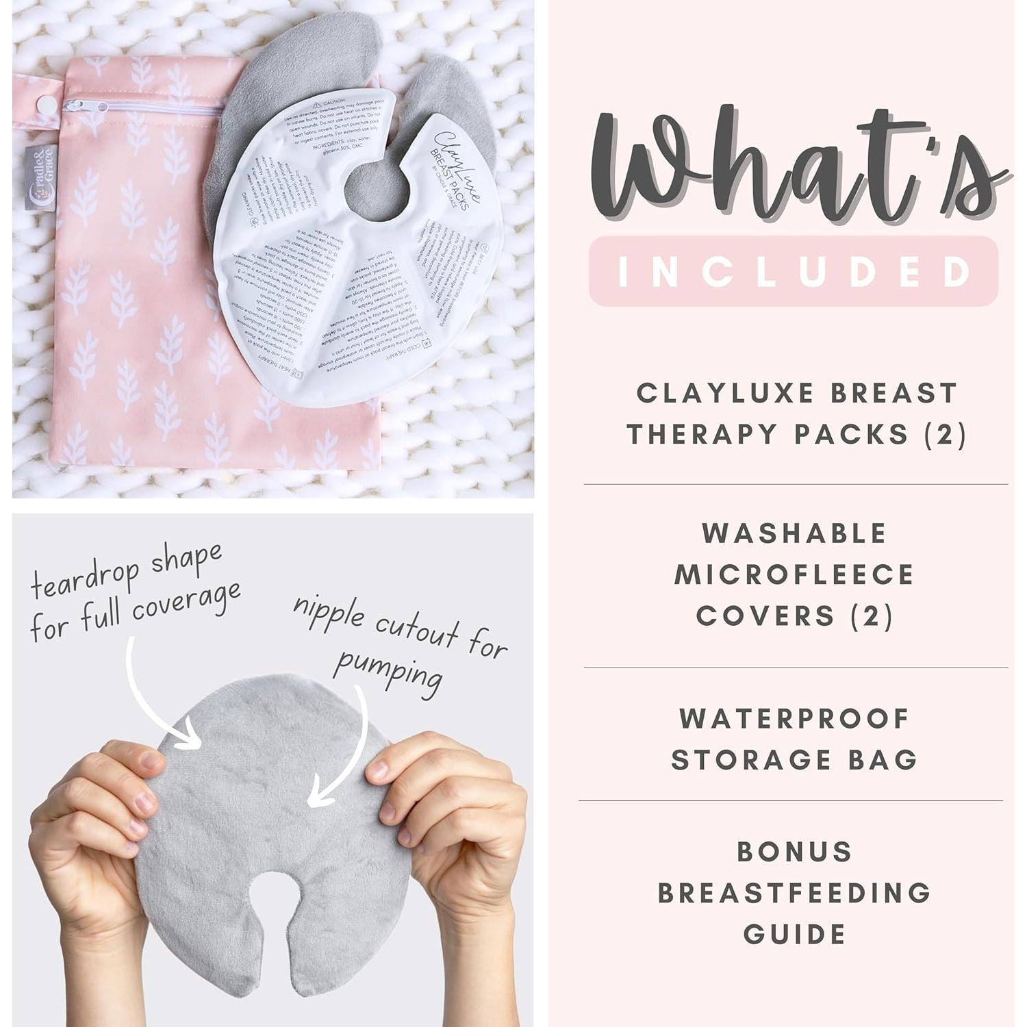 Packs de Terapia de Pecho Cradle & Grace - Alivio Caliente y Frío