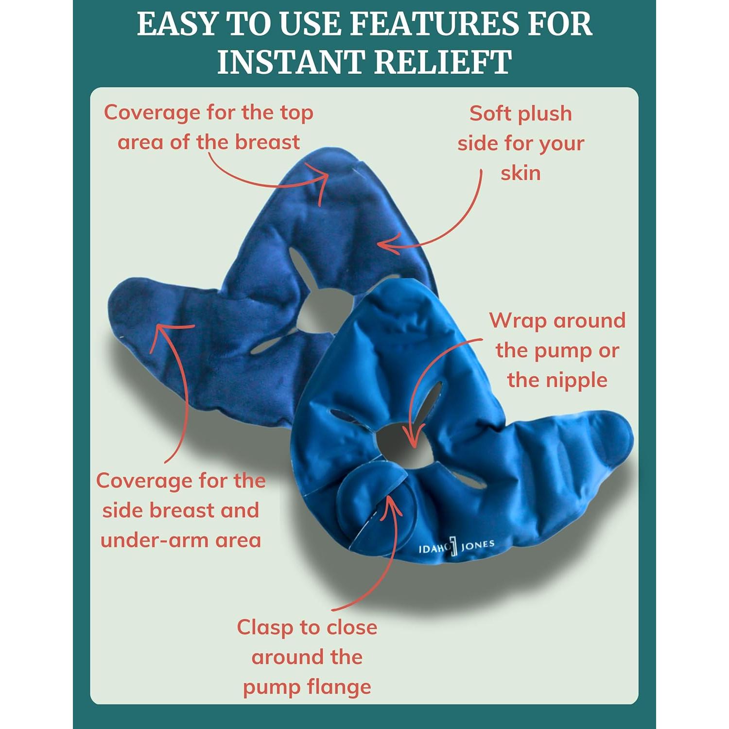 Compresas Térmicas para Senos Instarelief - Alivio Calor y Frío