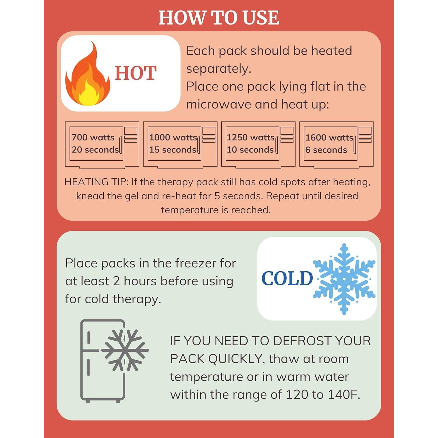 Compresas Térmicas para Senos Instarelief - Alivio Calor y Frío