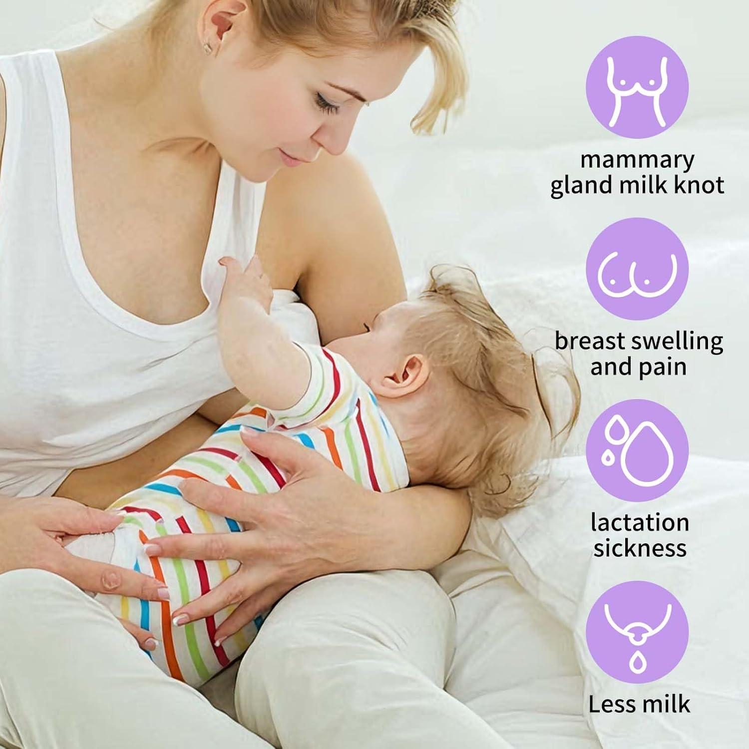 Paquete de Hielo Terapia Senos Ruheaou 2 Piezas Morado Grande