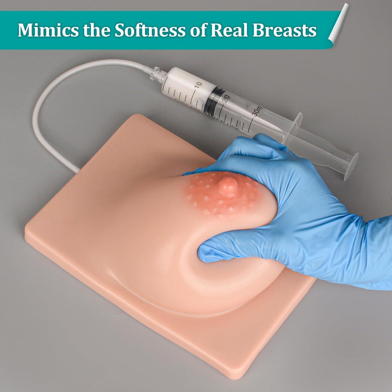 Modelo de Lactancia Izquierdo MedEduQuest Silicona 21.96x16.99cm