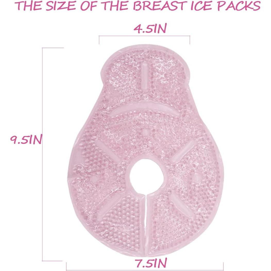 Almohadillas de Gel Calmantes Coldcool para Lactancia - 2 Paquetes