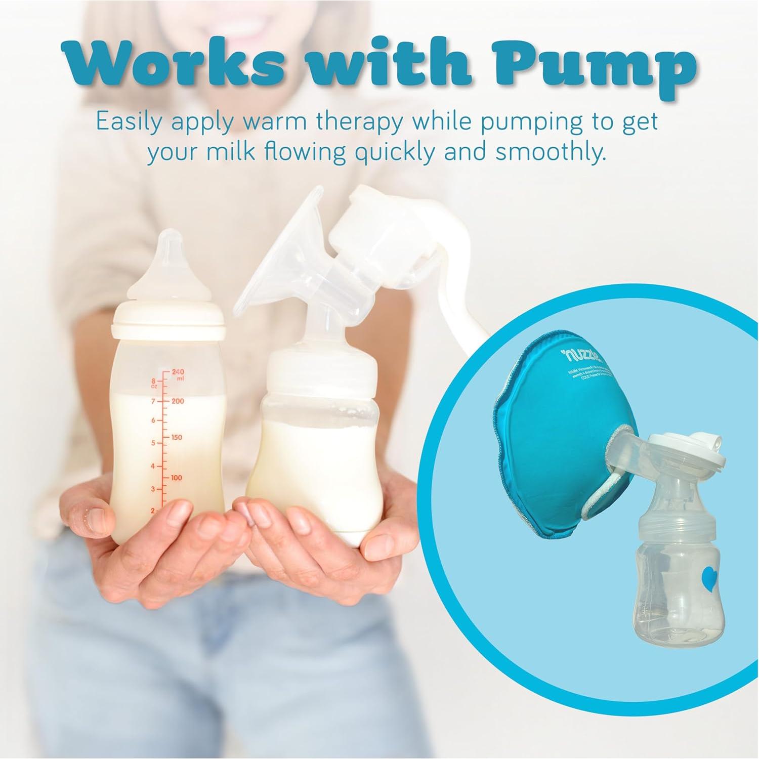 Paquete de Hielo para Senos Nuzzle - Alivio Lactancia 2 Piezas