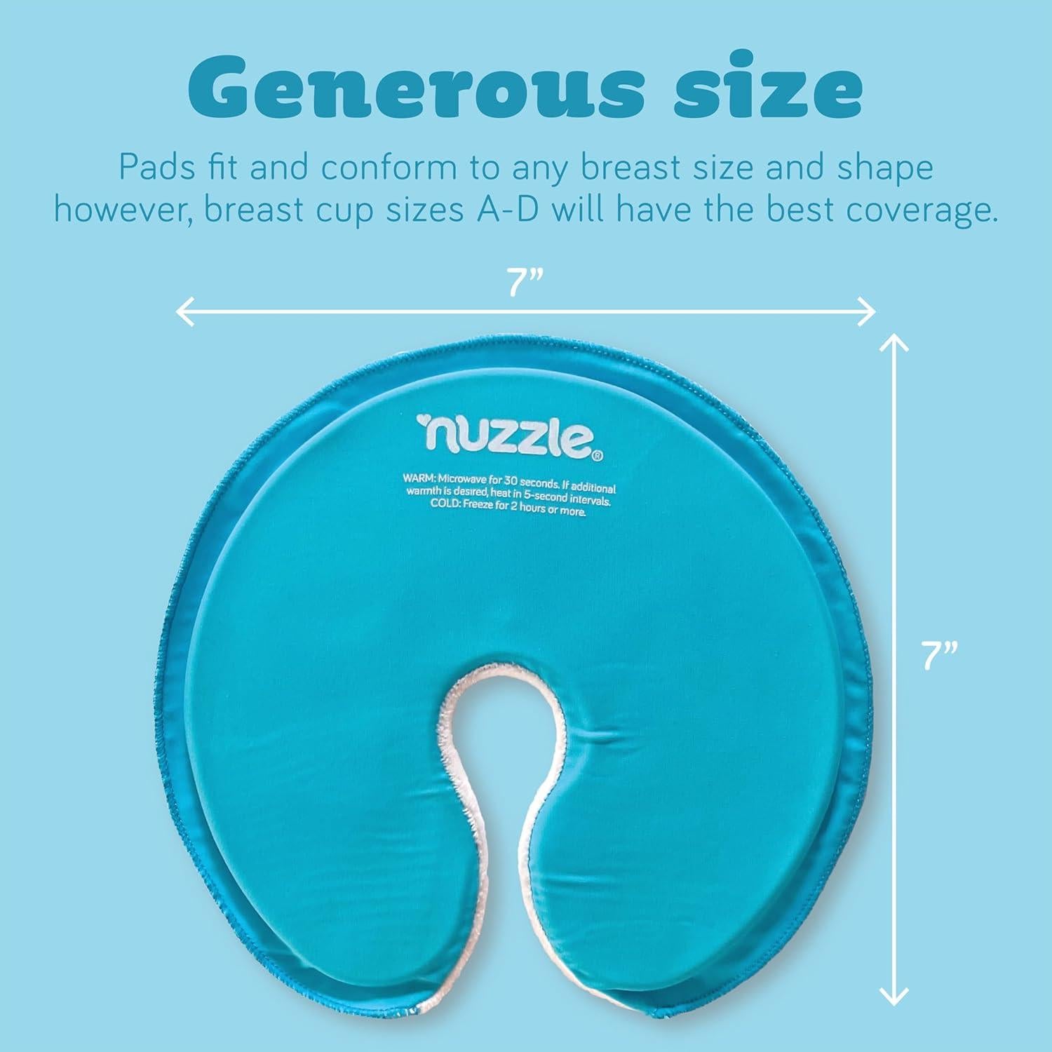 Paquete de Hielo para Senos Nuzzle - Alivio Lactancia 2 Piezas