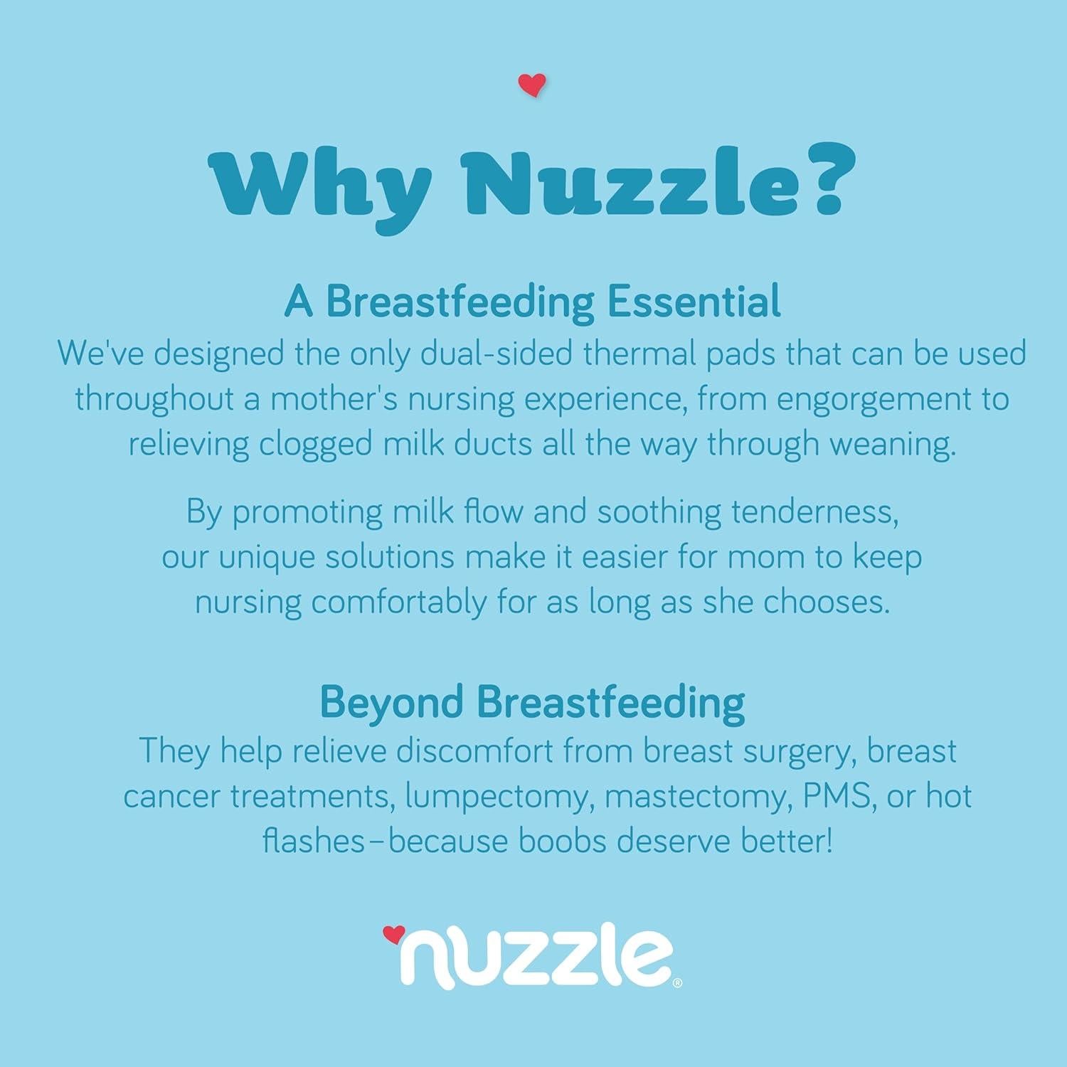 Paquete de Hielo para Senos Nuzzle - Alivio Lactancia 2 Piezas