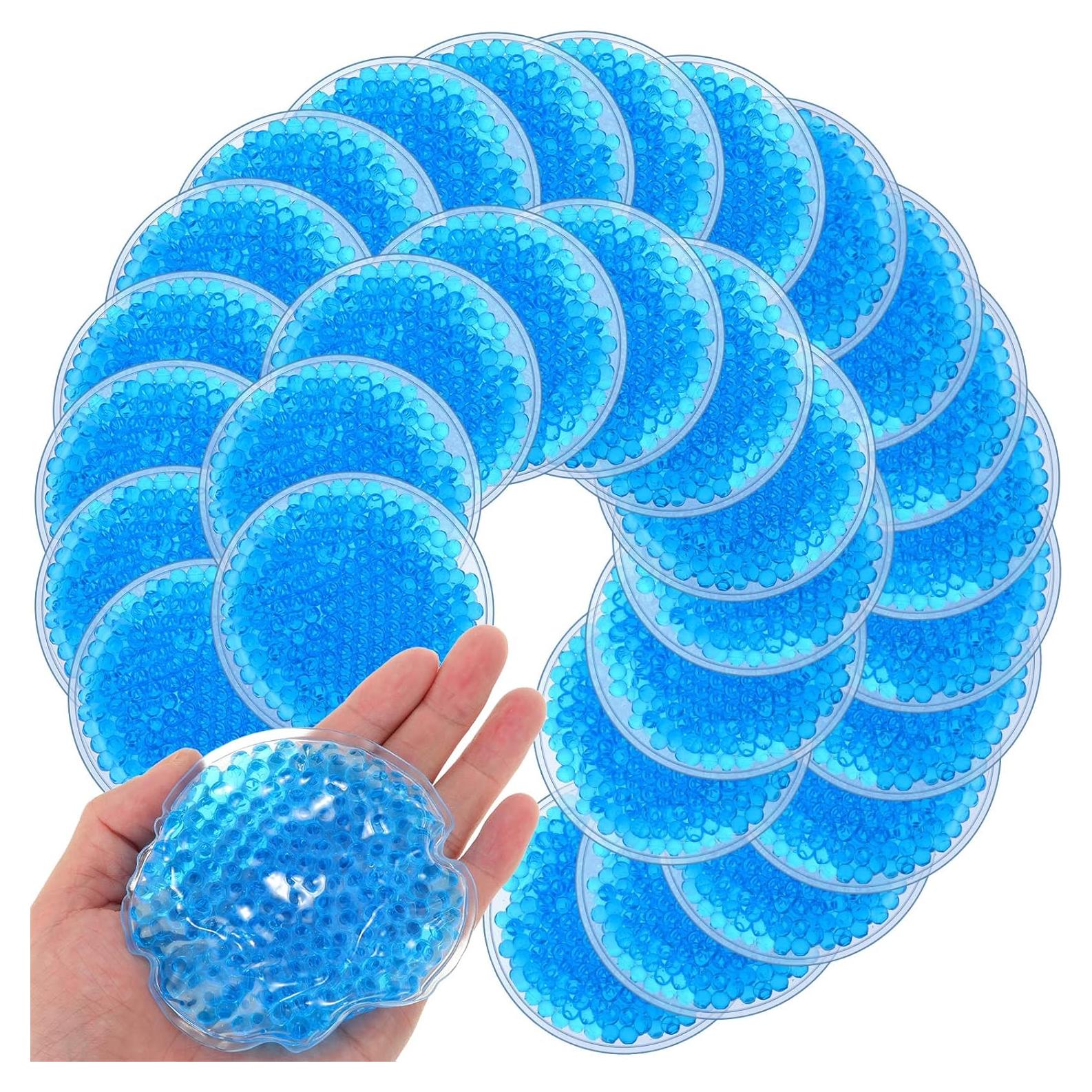 Paquete de Hielo Reutilizable Woanger 30 Piezas Azul 10x10 cm