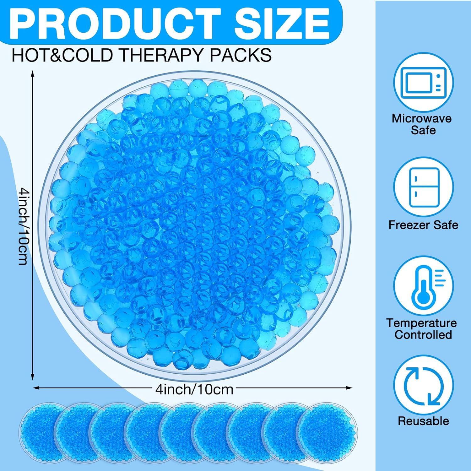 Paquete de Hielo Reutilizable Woanger 30 Piezas Azul 10x10 cm