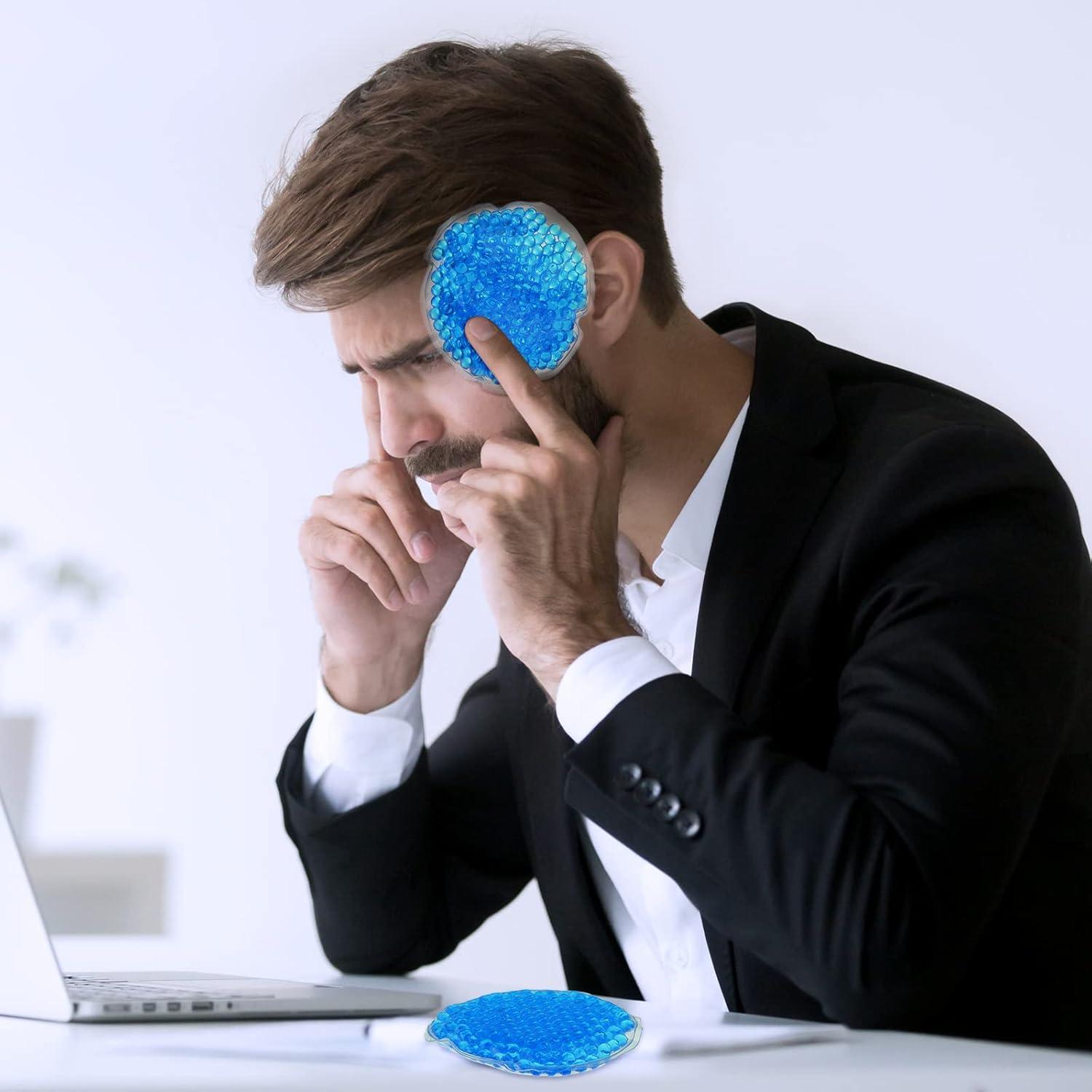 Paquete de Hielo Reutilizable Woanger 30 Piezas Azul 10x10 cm