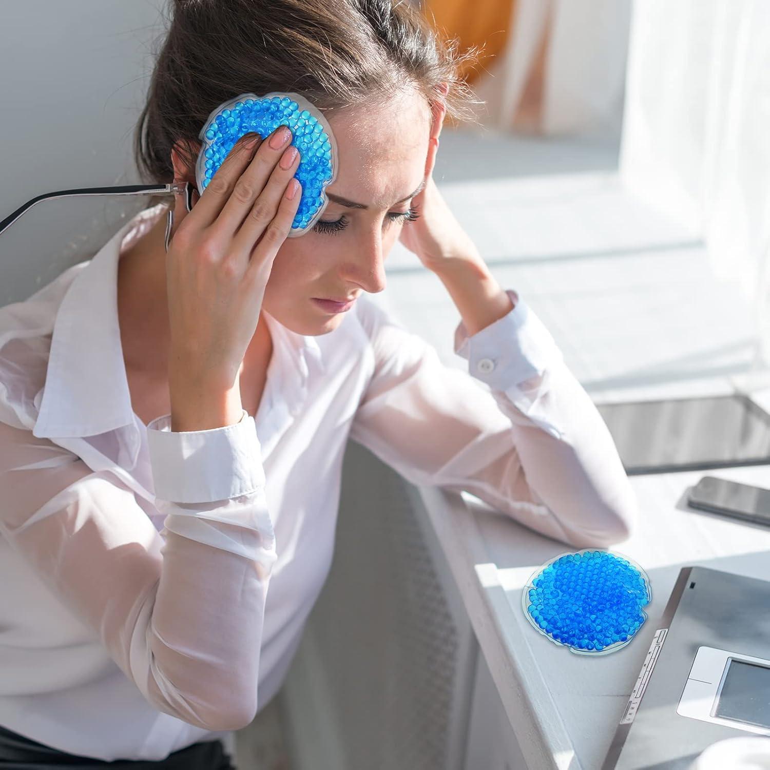 Paquete de Hielo Reutilizable Woanger 30 Piezas Azul 10x10 cm