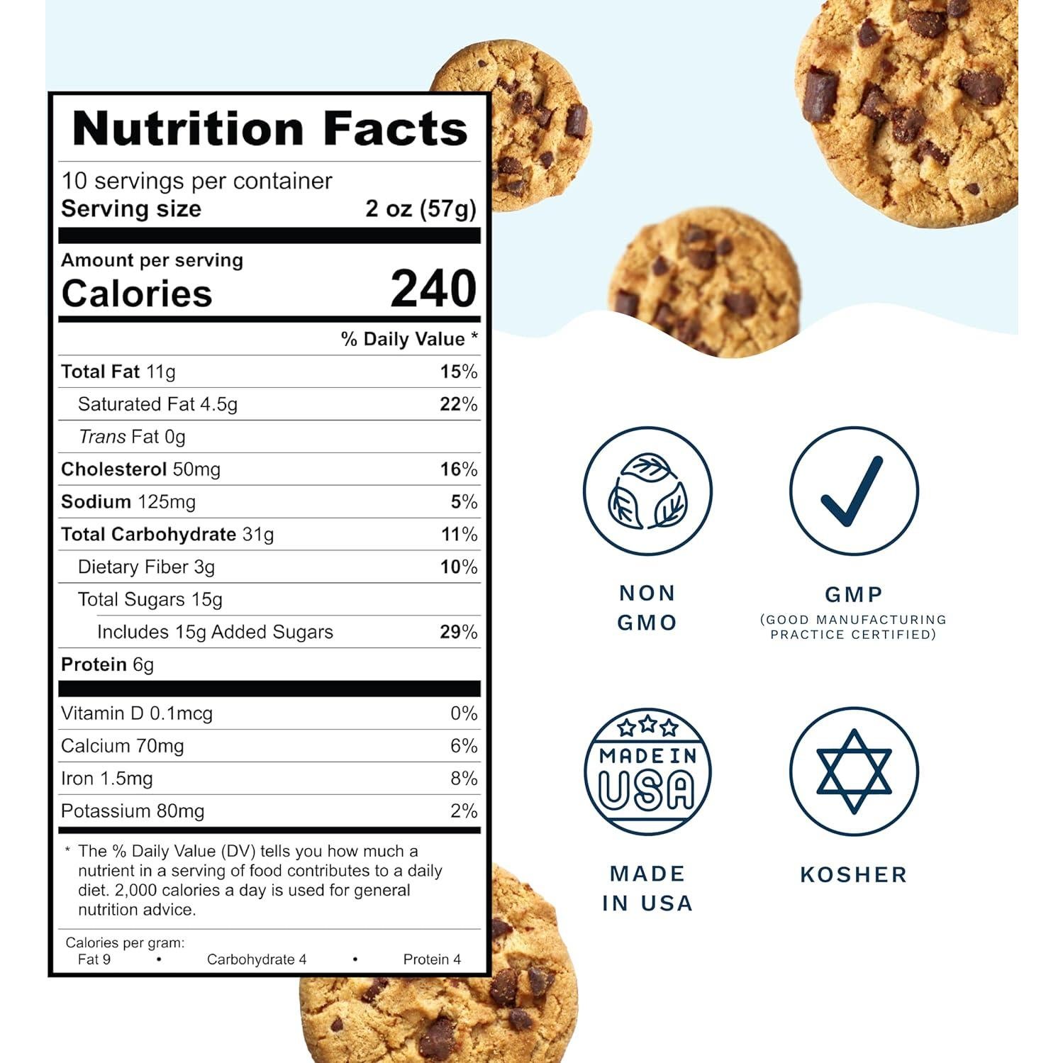 Galletas de Lactancia Mommy Knows Best - Chispas de Chocolate - 567g