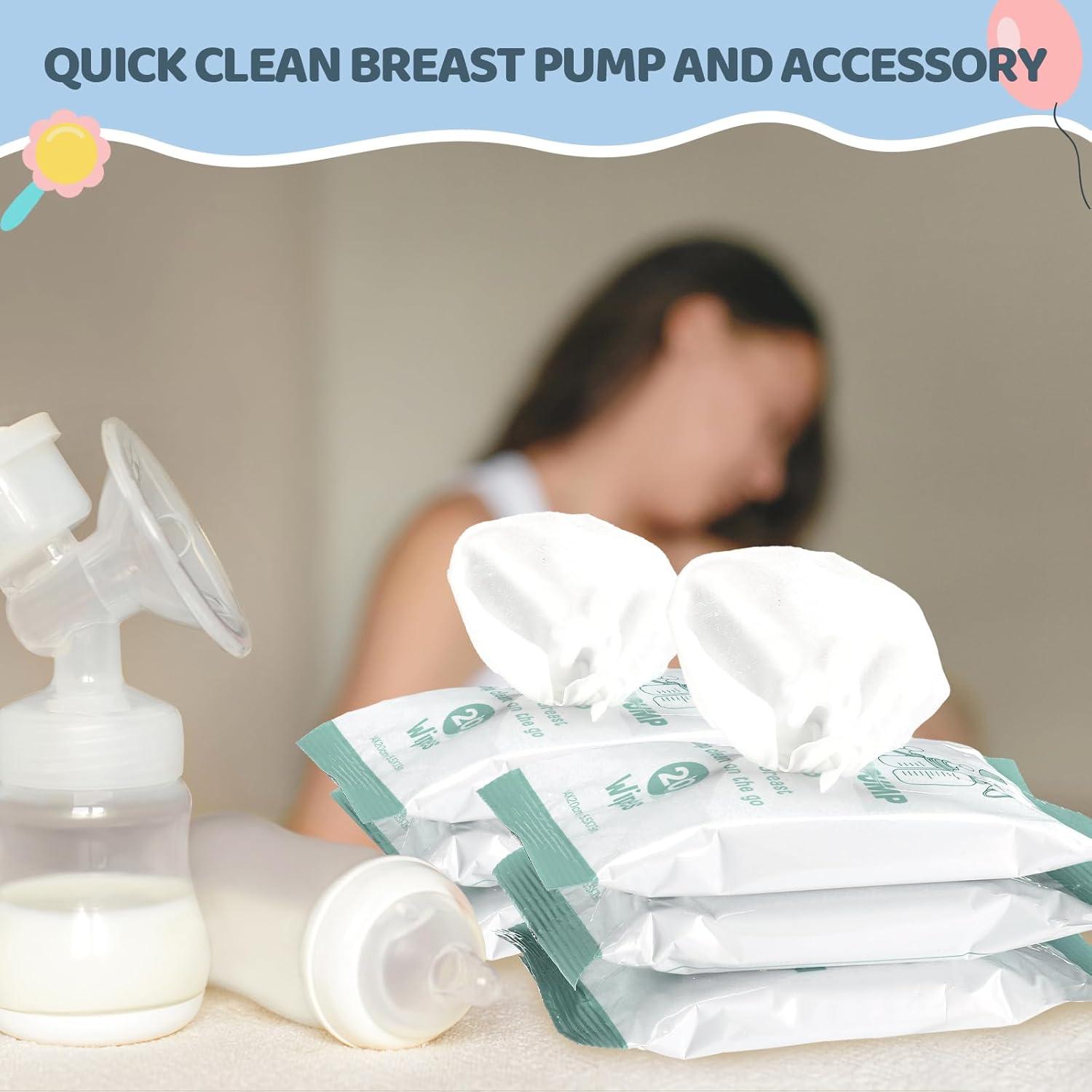 Toallitas de limpieza para extractores de leche JYD1472 - 120 conteos
