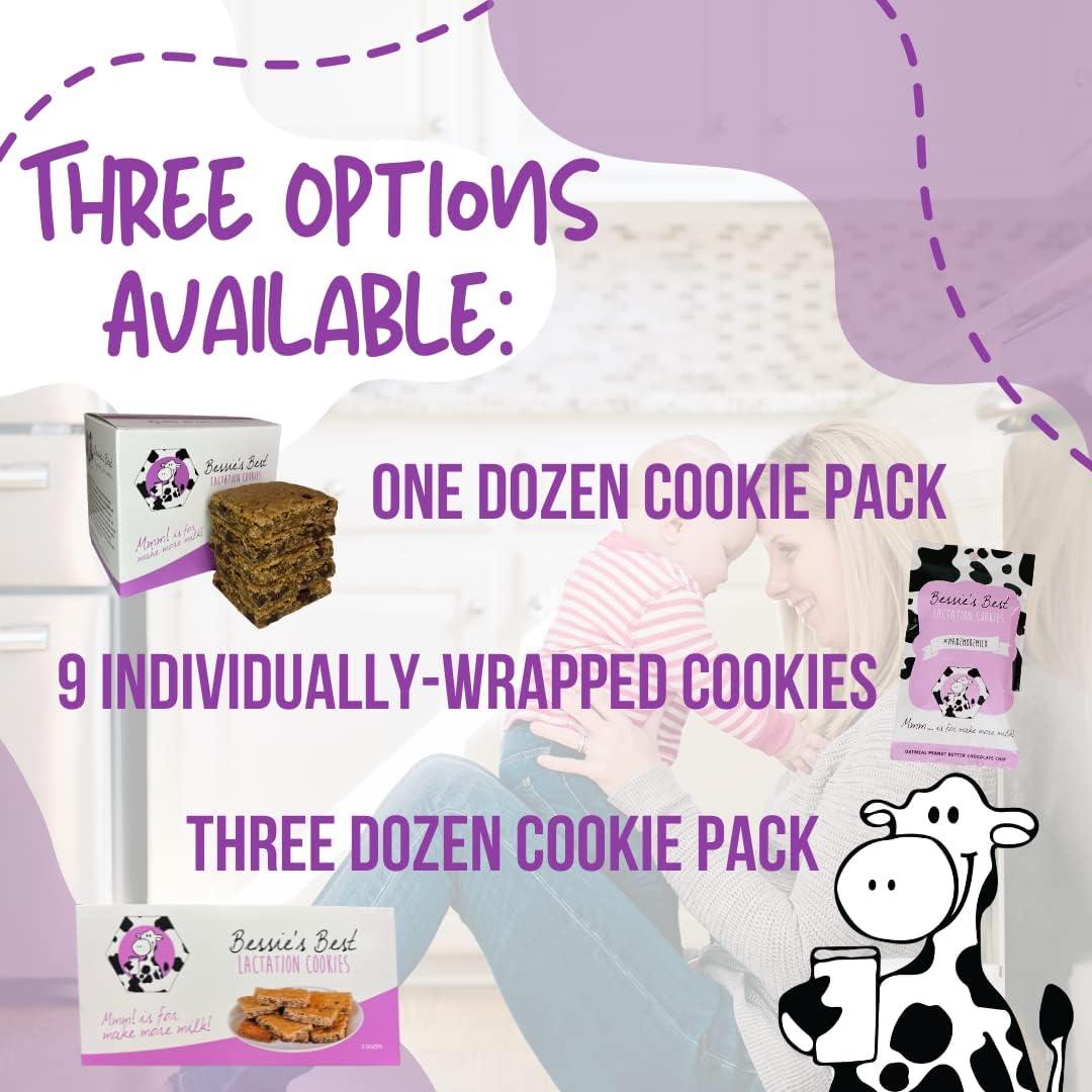 Galletas de Lactancia Bessie | Avena y Chocolate | 12 Unidades