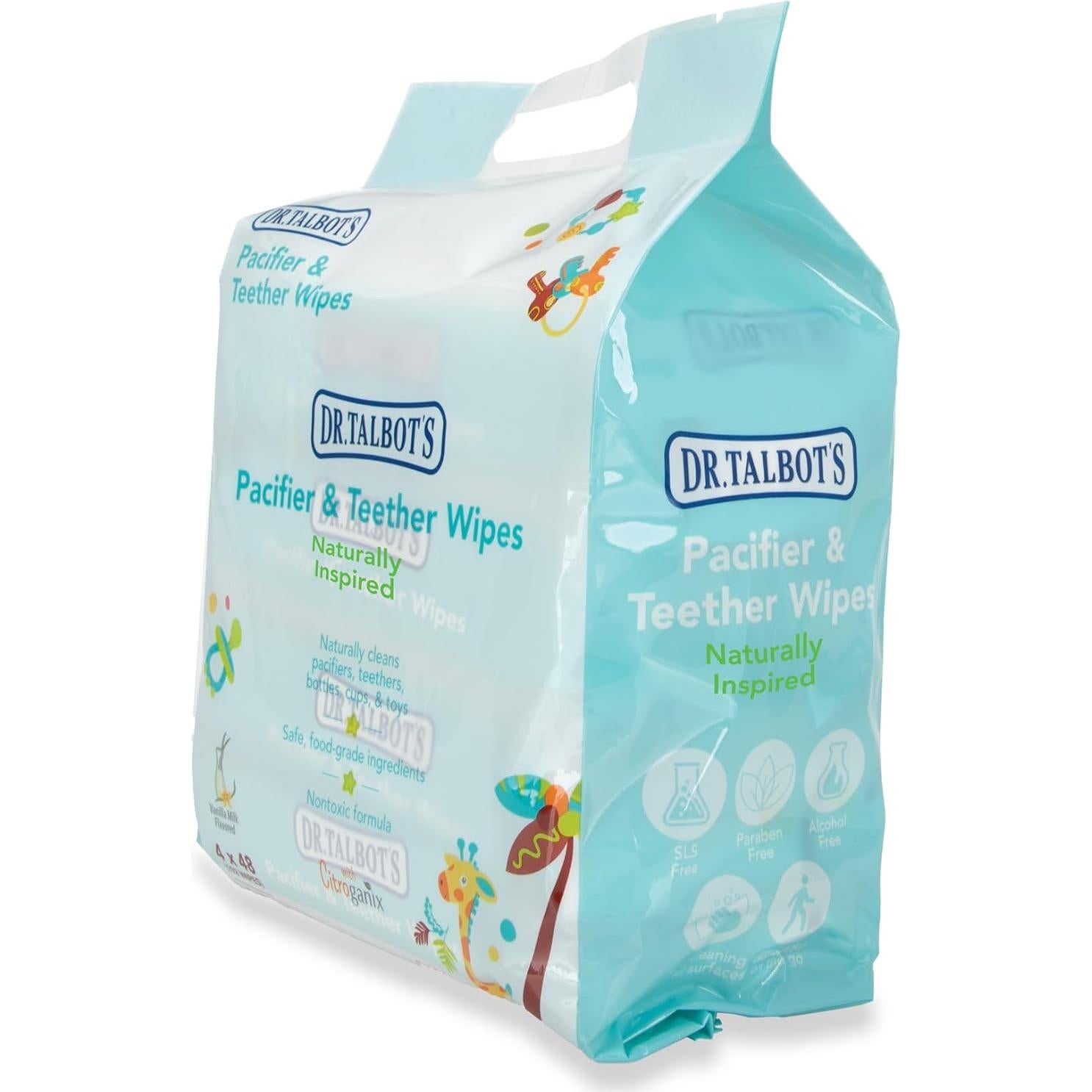 Toallitas para Chupetes y Mordedores Dr. Talbot's 48 Unidades