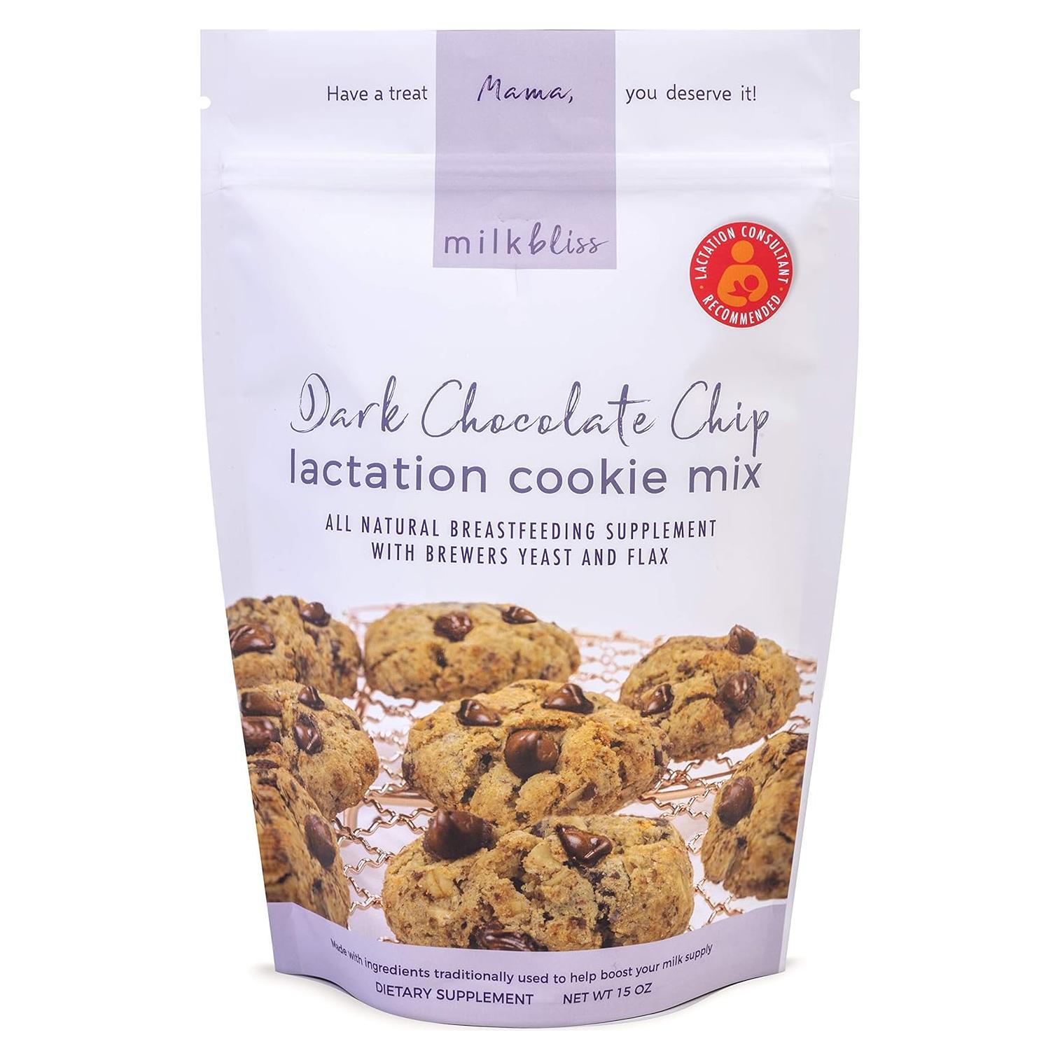 Mezcla de Galletas de Chocolate Oscuro MilkBliss 425 g - Suplemento para Lactancia