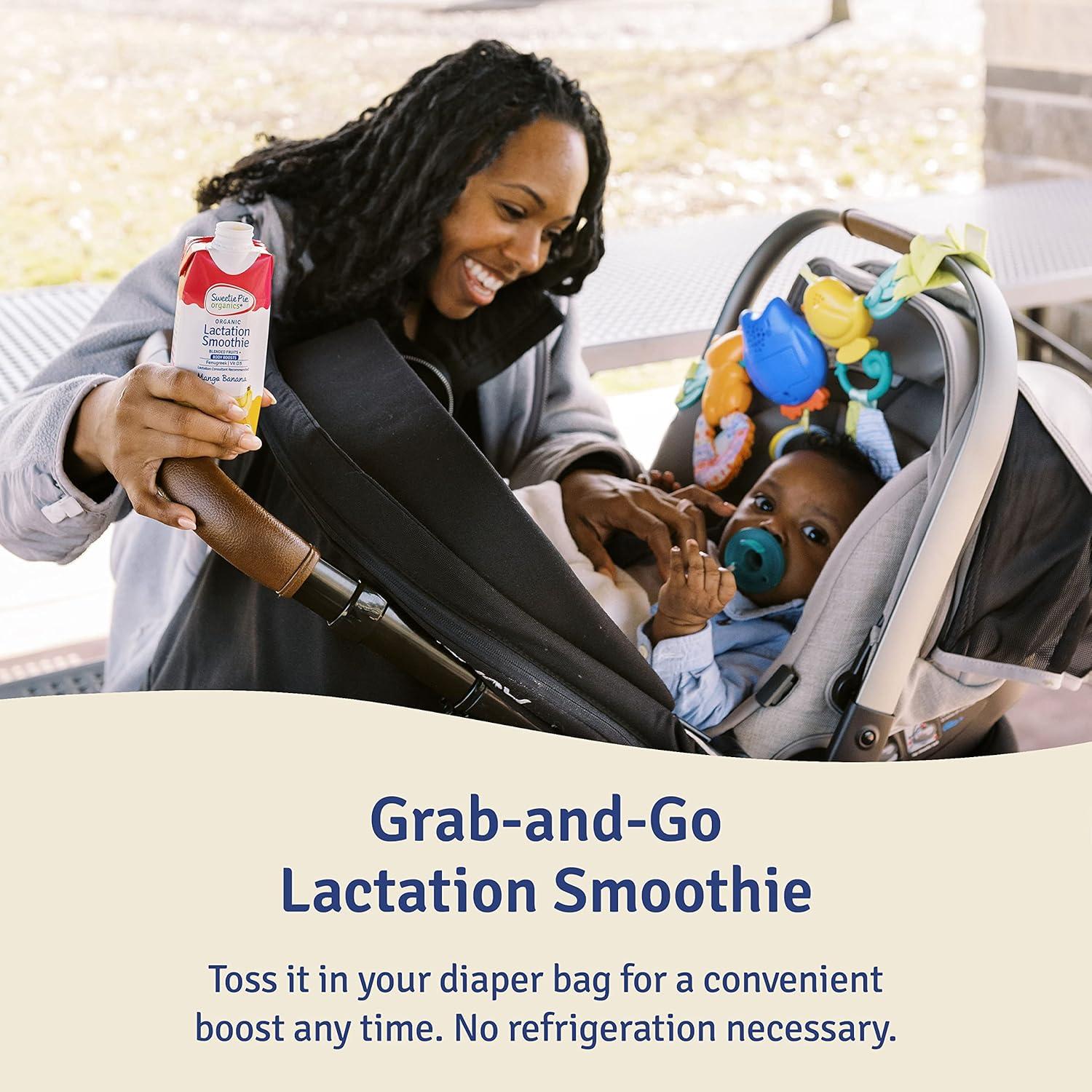 Batido de Lactancia Sweetie Pie Organics Mango Plátano 4x327ml