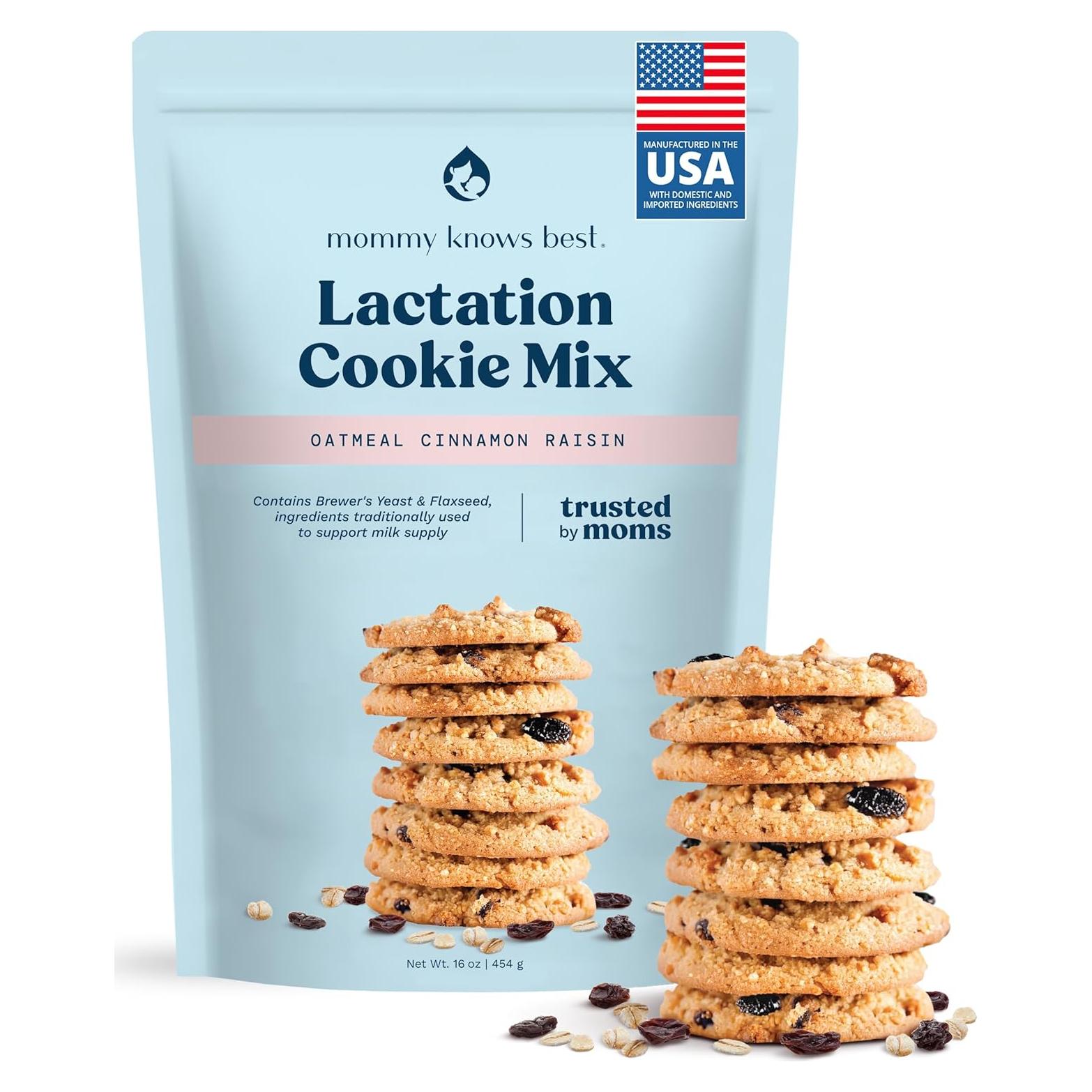 Galletas de Lactancia Mommy Knows Best - Avena Canela Pasas 450g