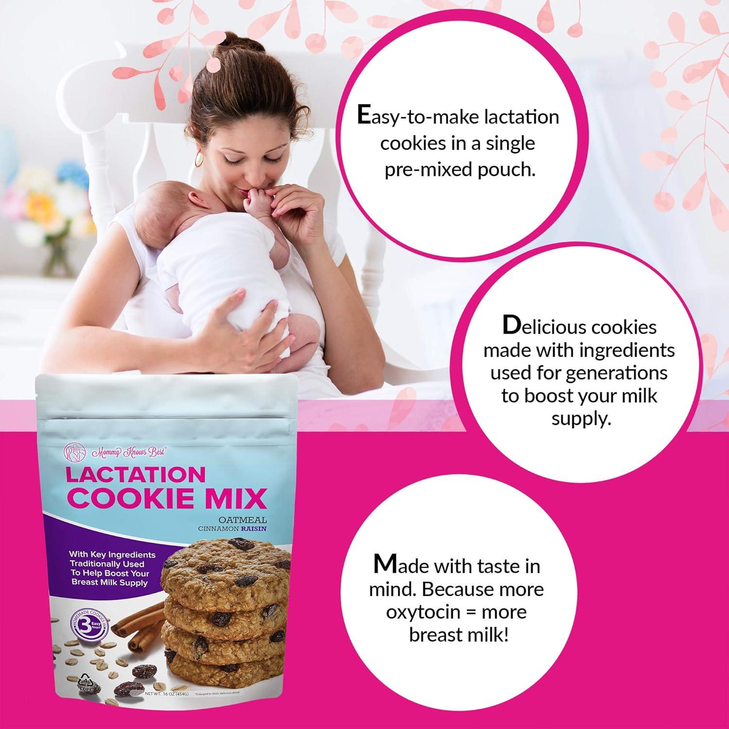 Galletas de Lactancia Mommy Knows Best - Avena Canela Pasas 450g