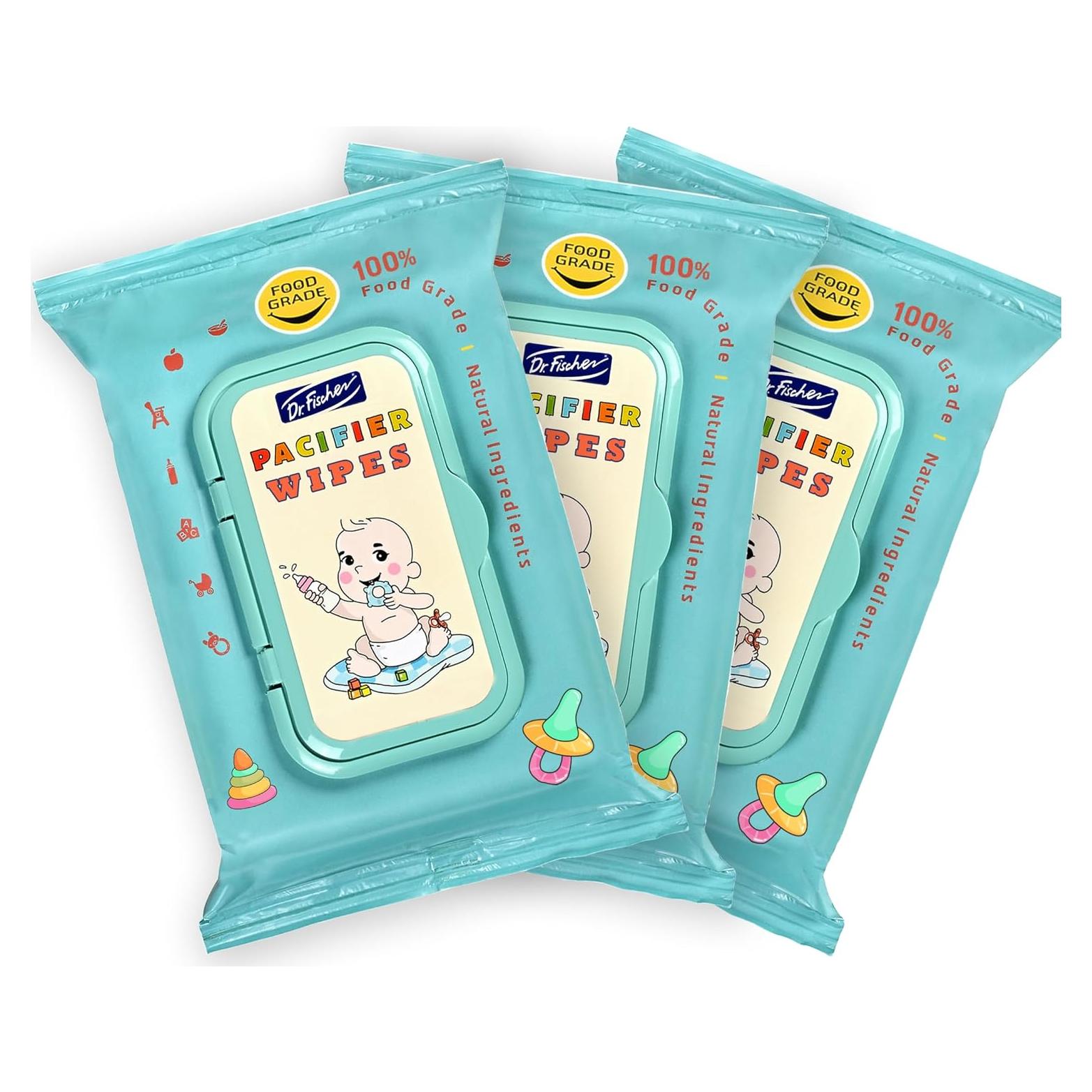 Toallitas para Chupetes Dr. Fischer 100% Grado Alimenticio