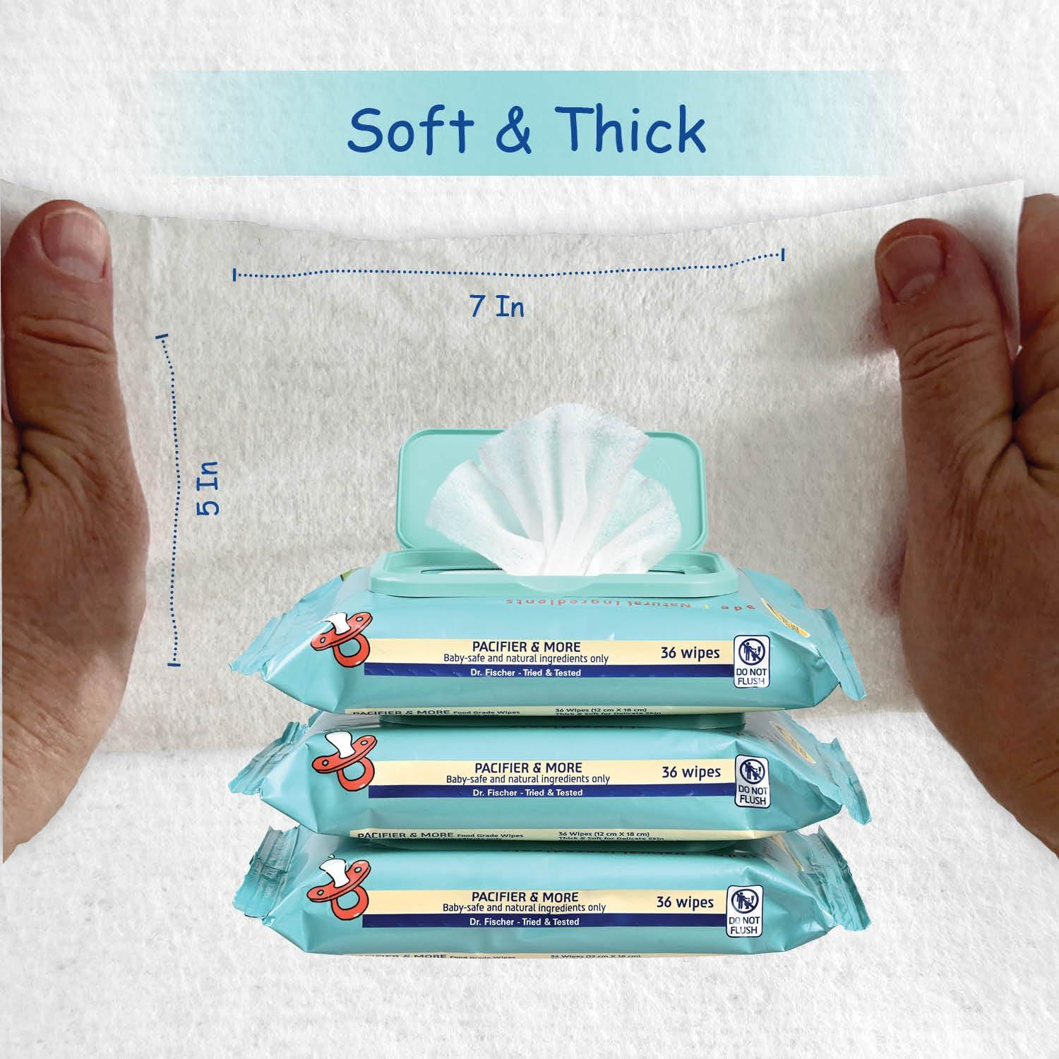 Toallitas para Chupetes Dr. Fischer 100% Grado Alimenticio